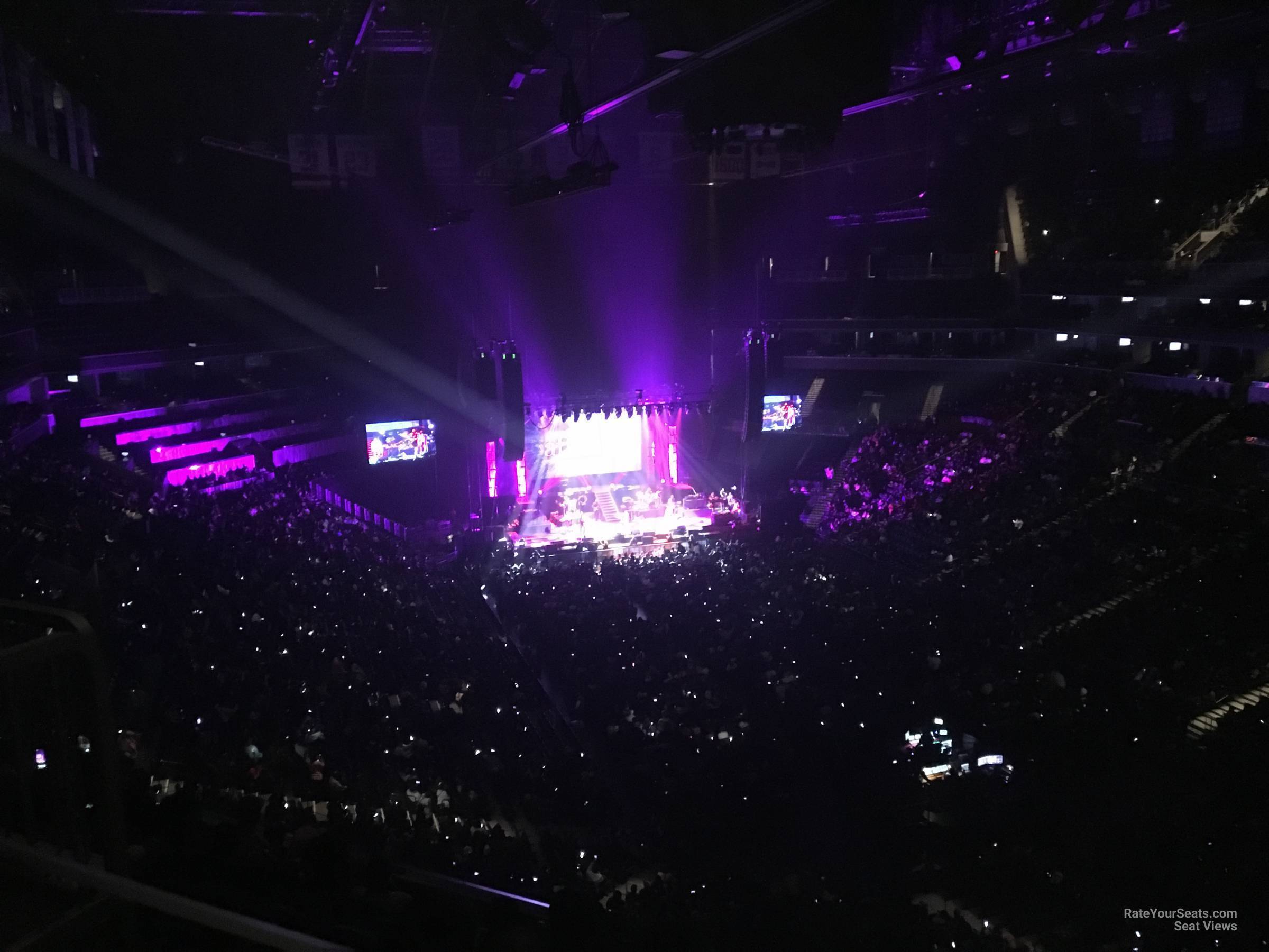 section 219, row 8 seat view  for concert - barclays center