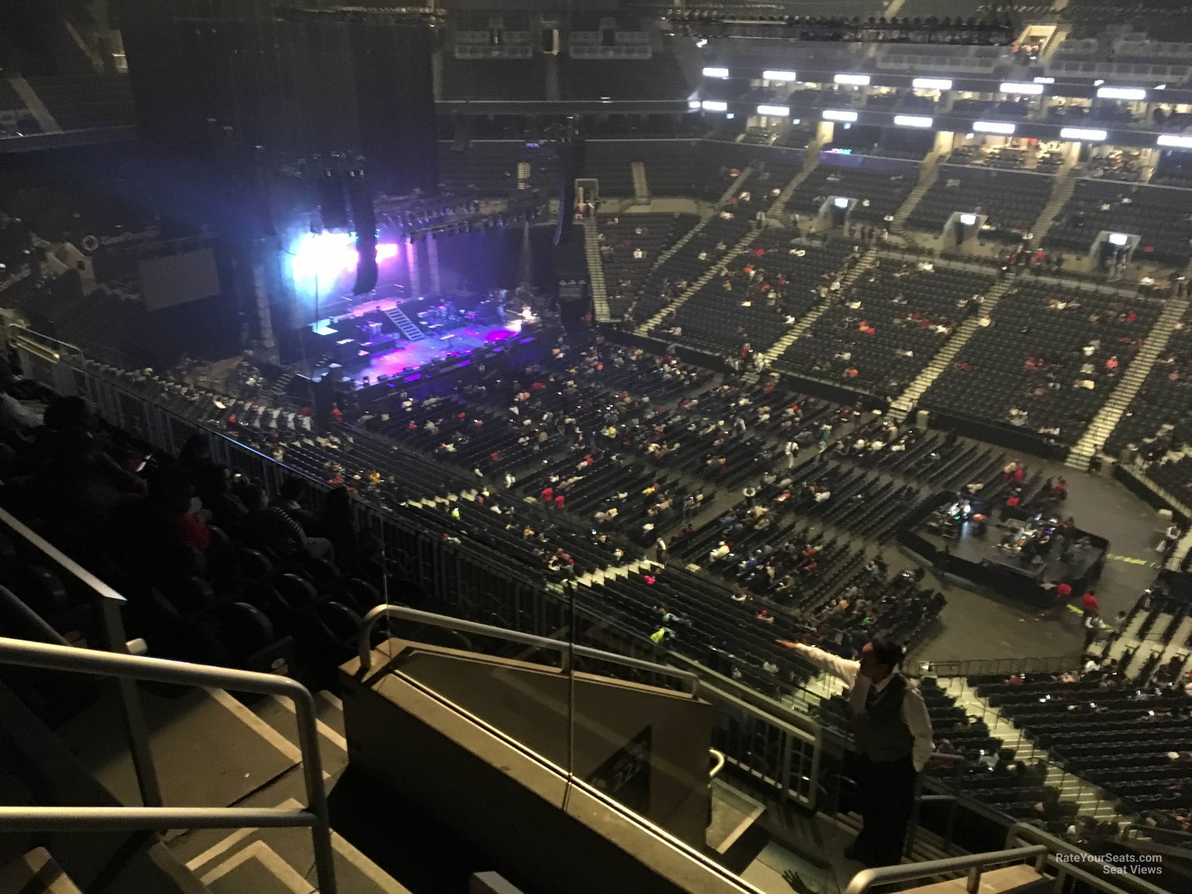 section 221, row 13 seat view  for concert - barclays center