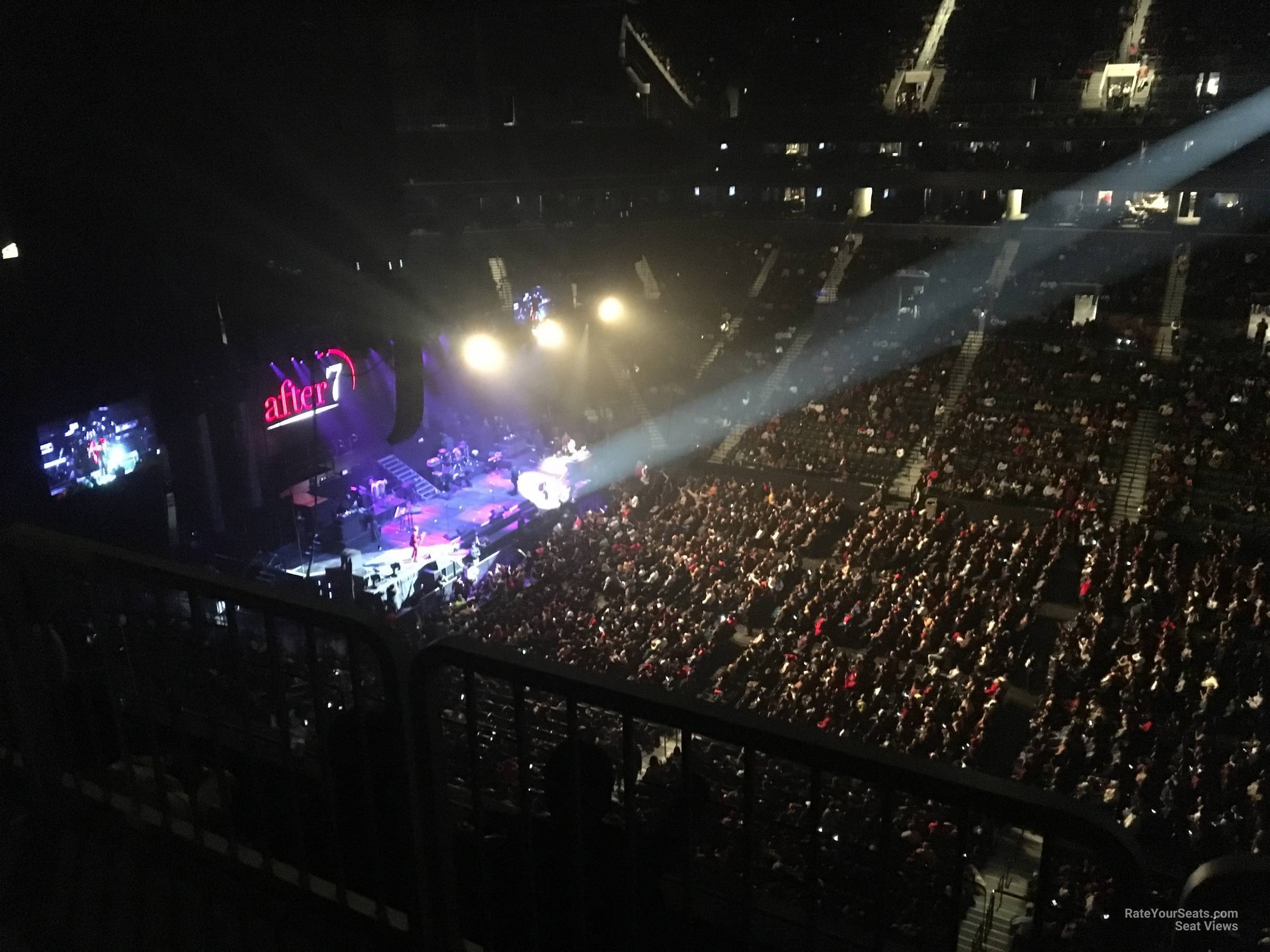 section 223, row 4 seat view  for concert - barclays center