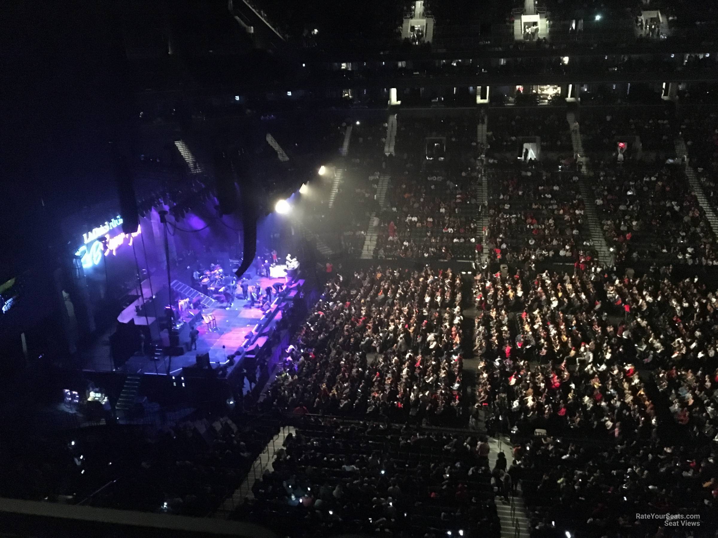 section 225, row 4 seat view  for concert - barclays center