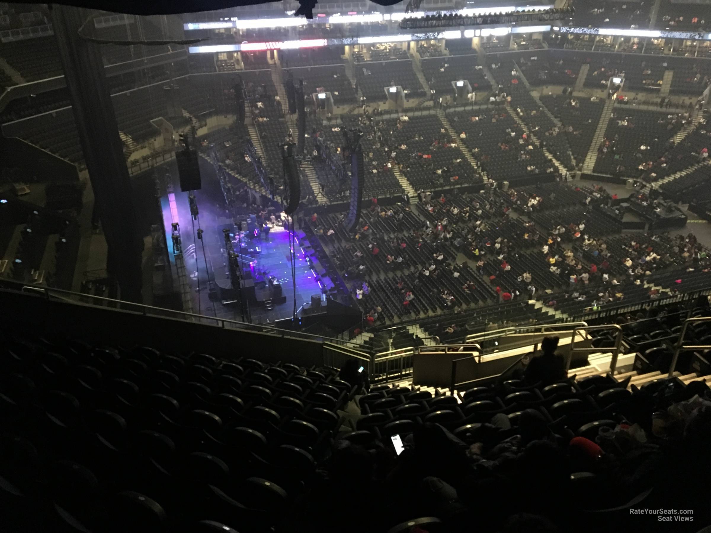section 227, row 22 seat view  for concert - barclays center