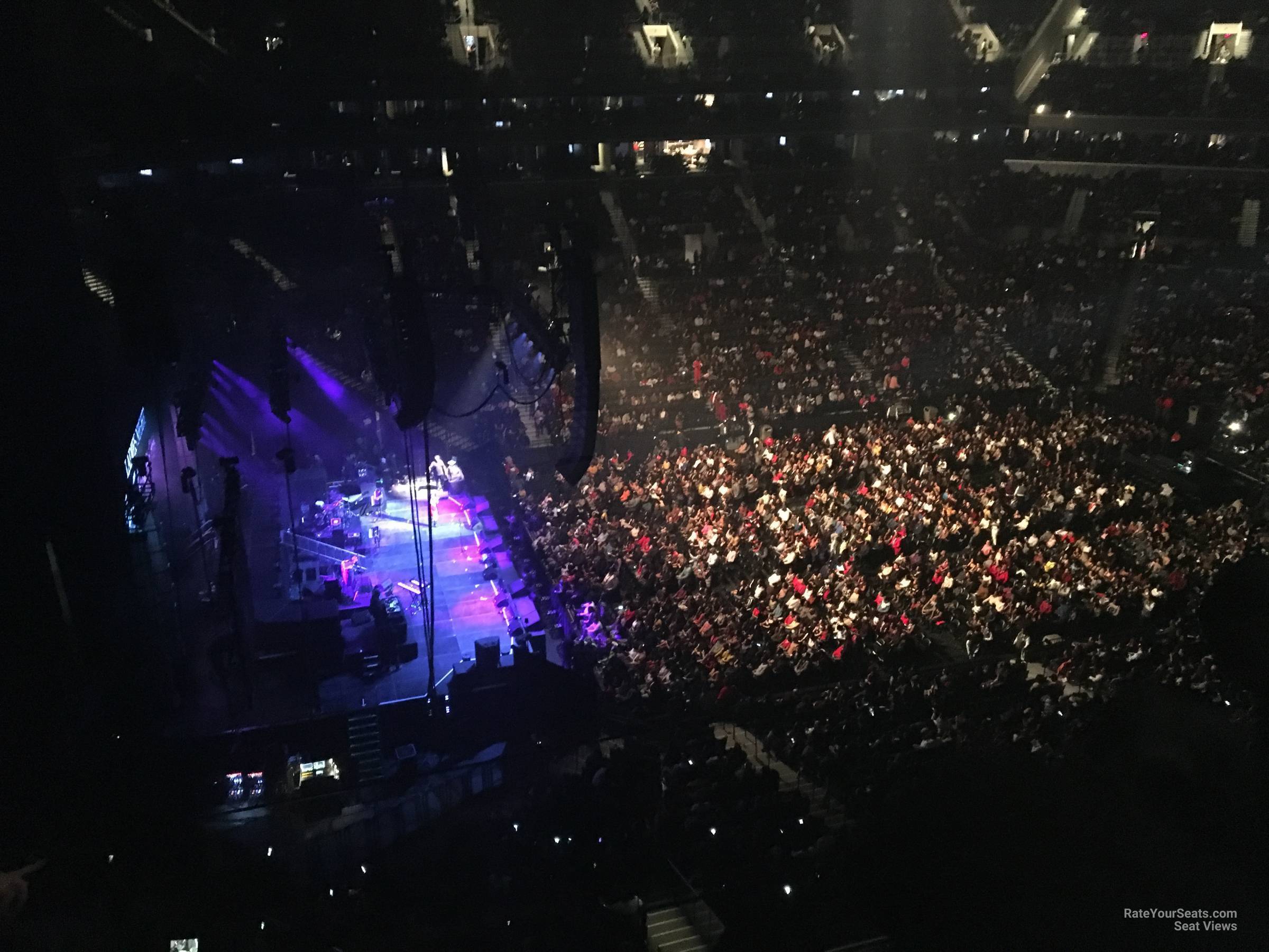 section 227, row 4 seat view  for concert - barclays center