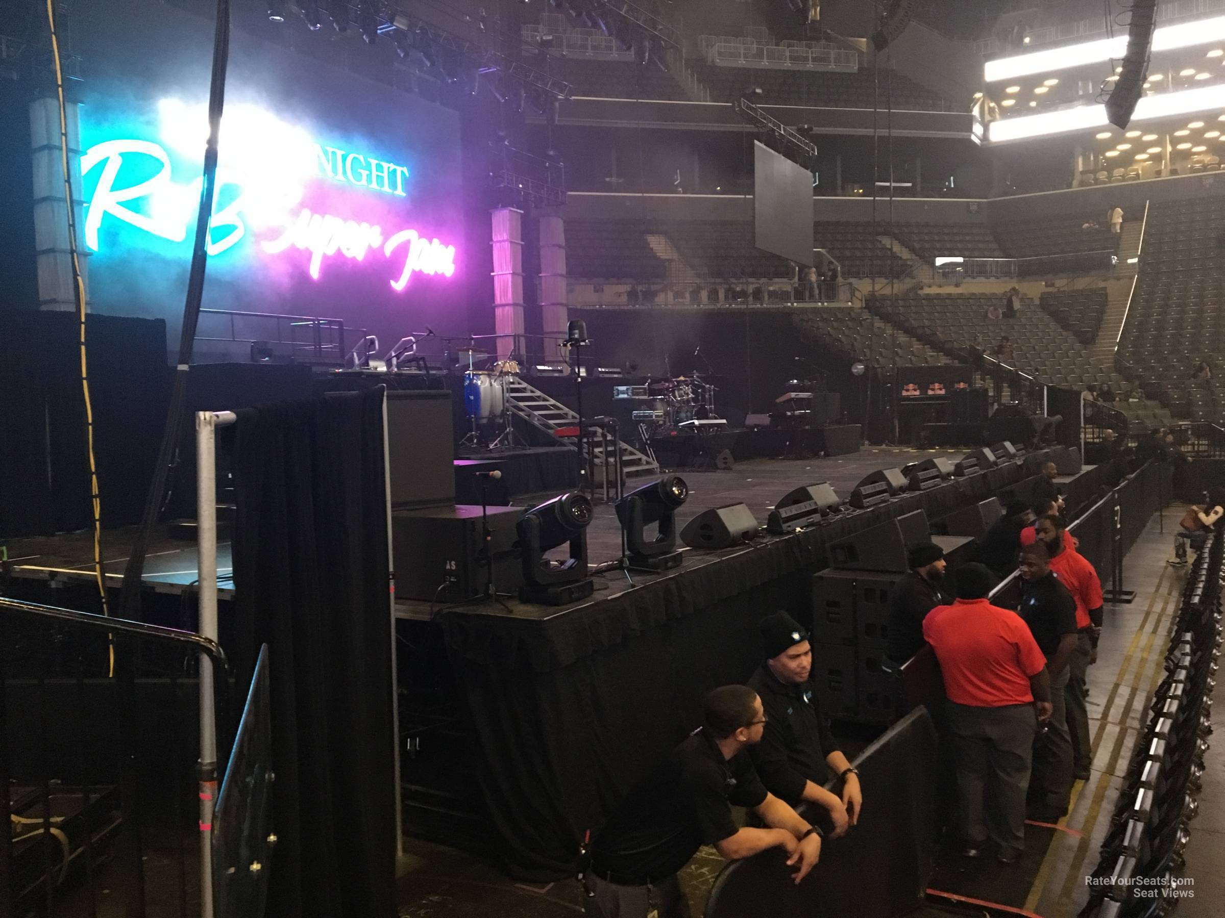 section 26, row 3 seat view  for concert - barclays center