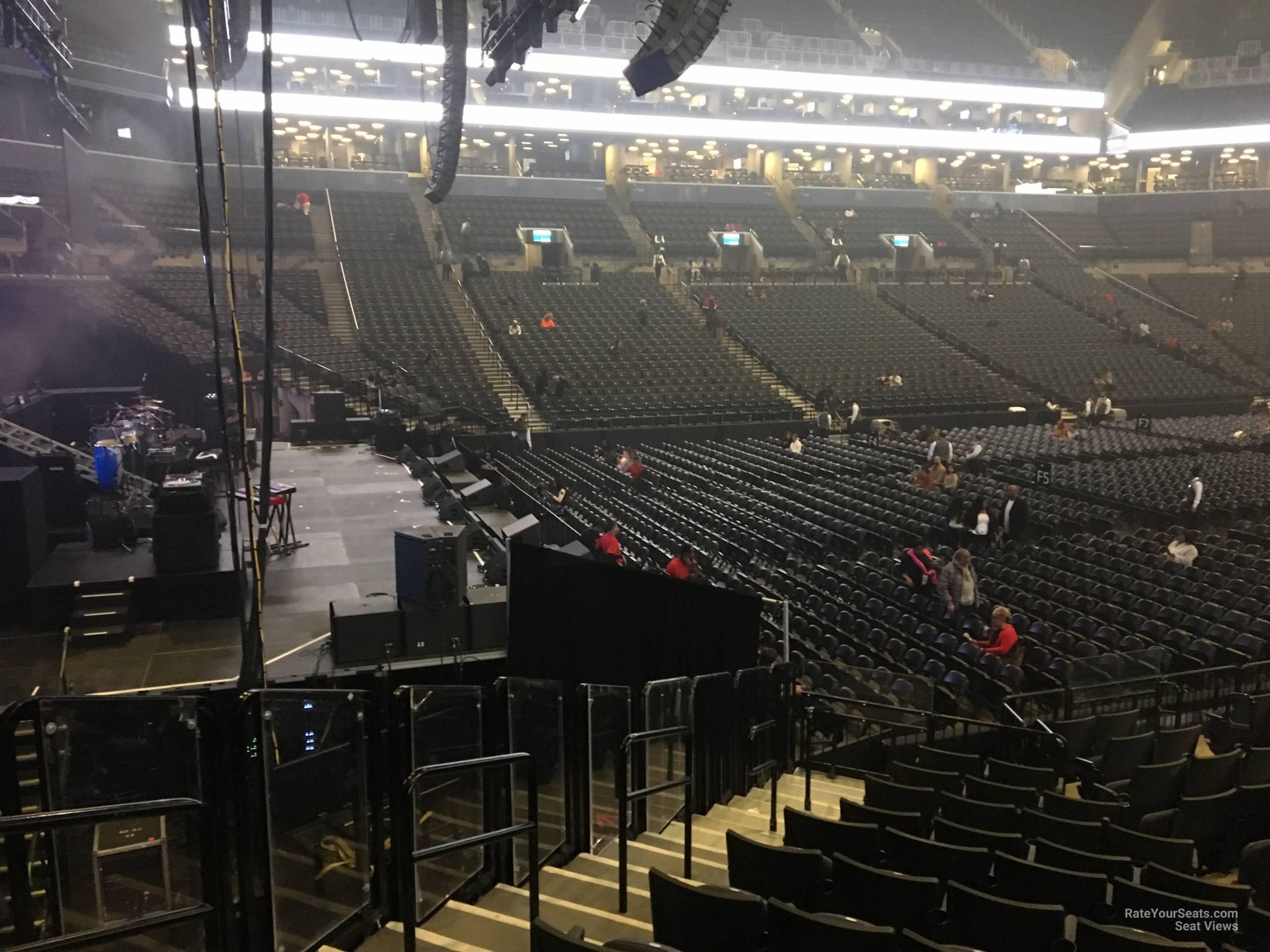 section 28, row 10 seat view  for concert - barclays center