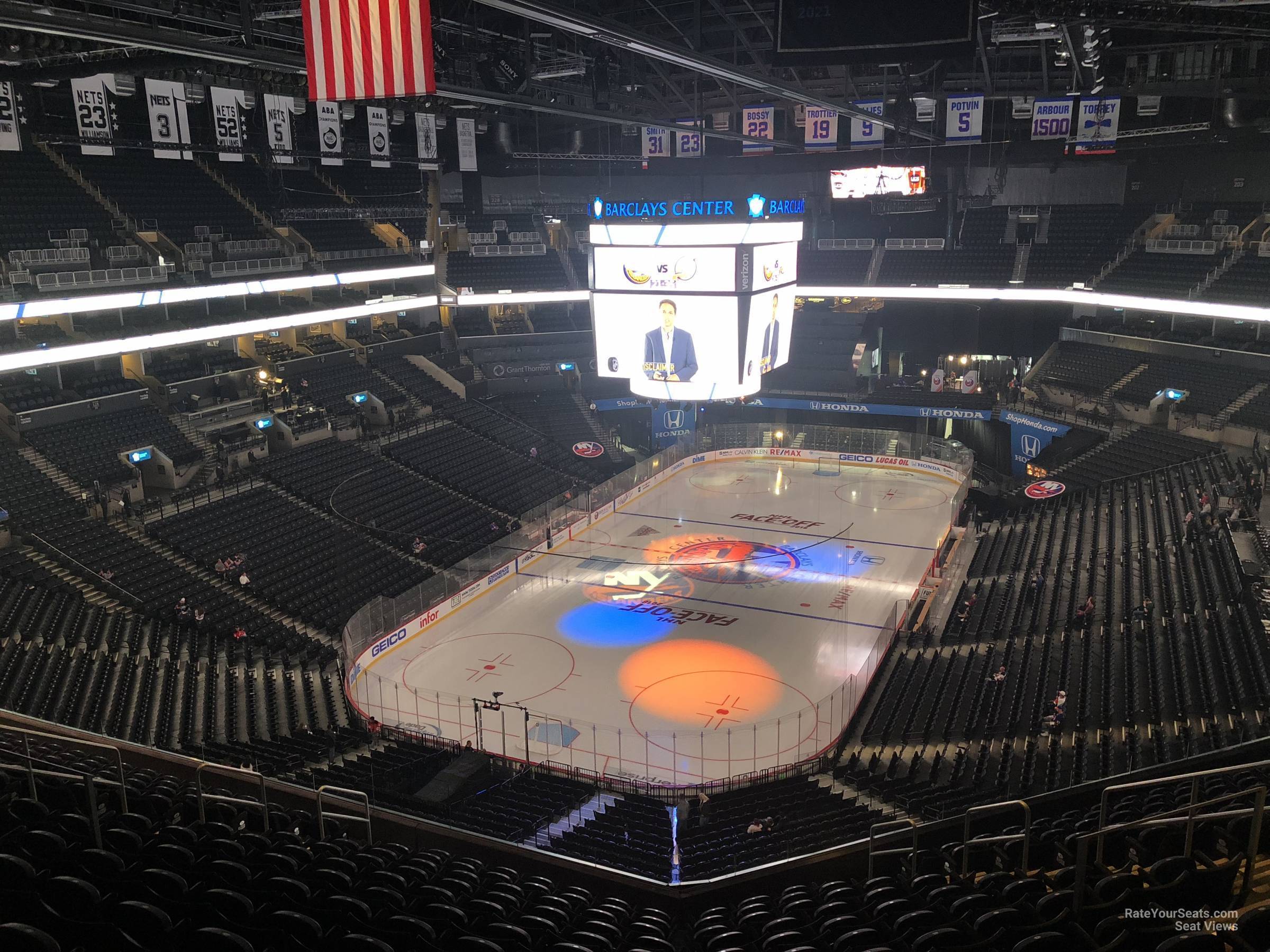Barclays Center View From My Seat - l1qc2nm