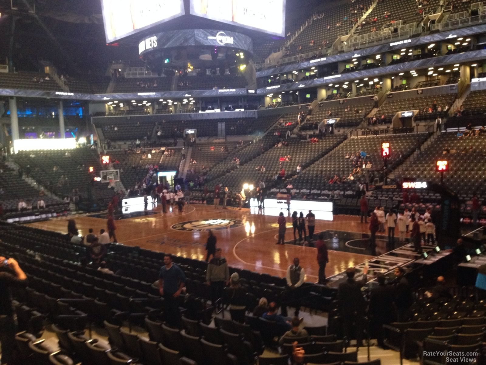 barclays center section 20 brooklyn nets rateyourseats com barclays center interactive seating chart