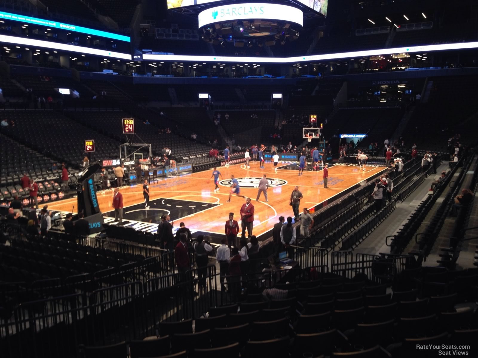 Barclays Center Best Seats For Basketball Lower Level Corner - Barclays Center Basketball Seating - RateYourSeats.com