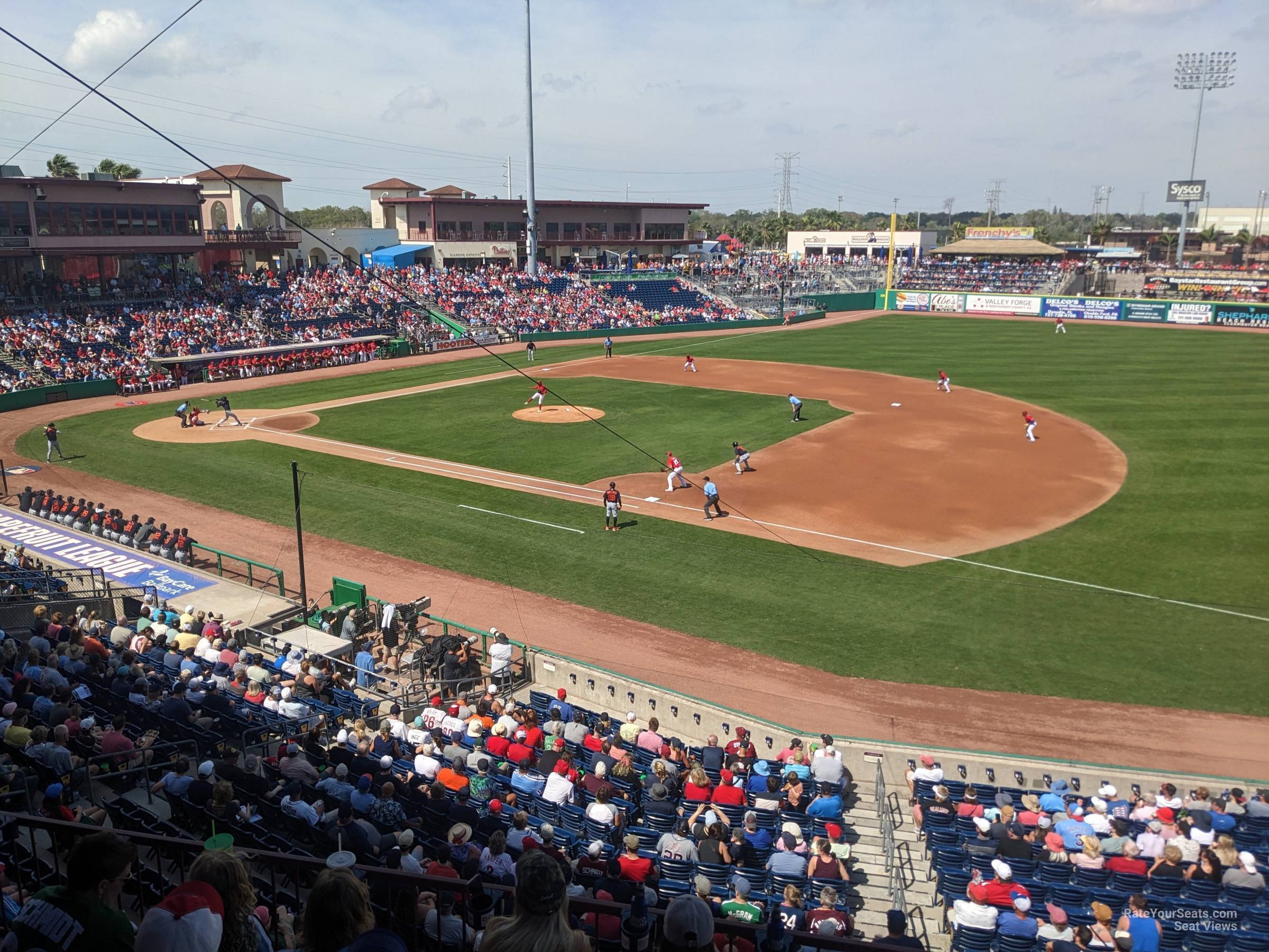 section 201, row 4 seat view  - baycare ballpark