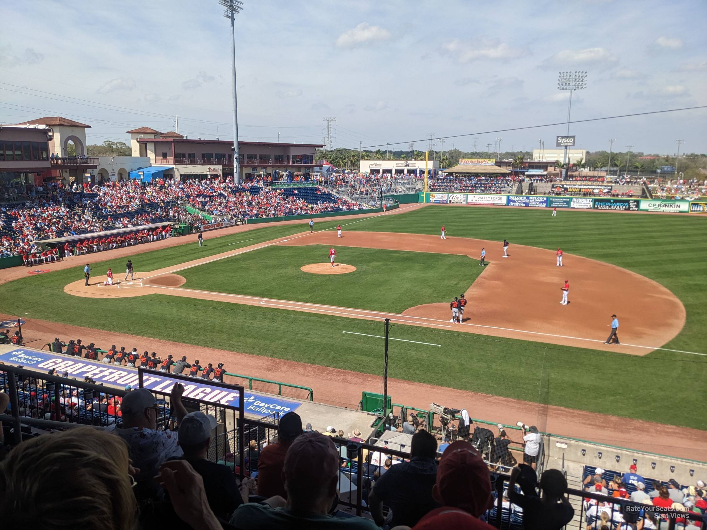 section 202, row 4 seat view  - baycare ballpark