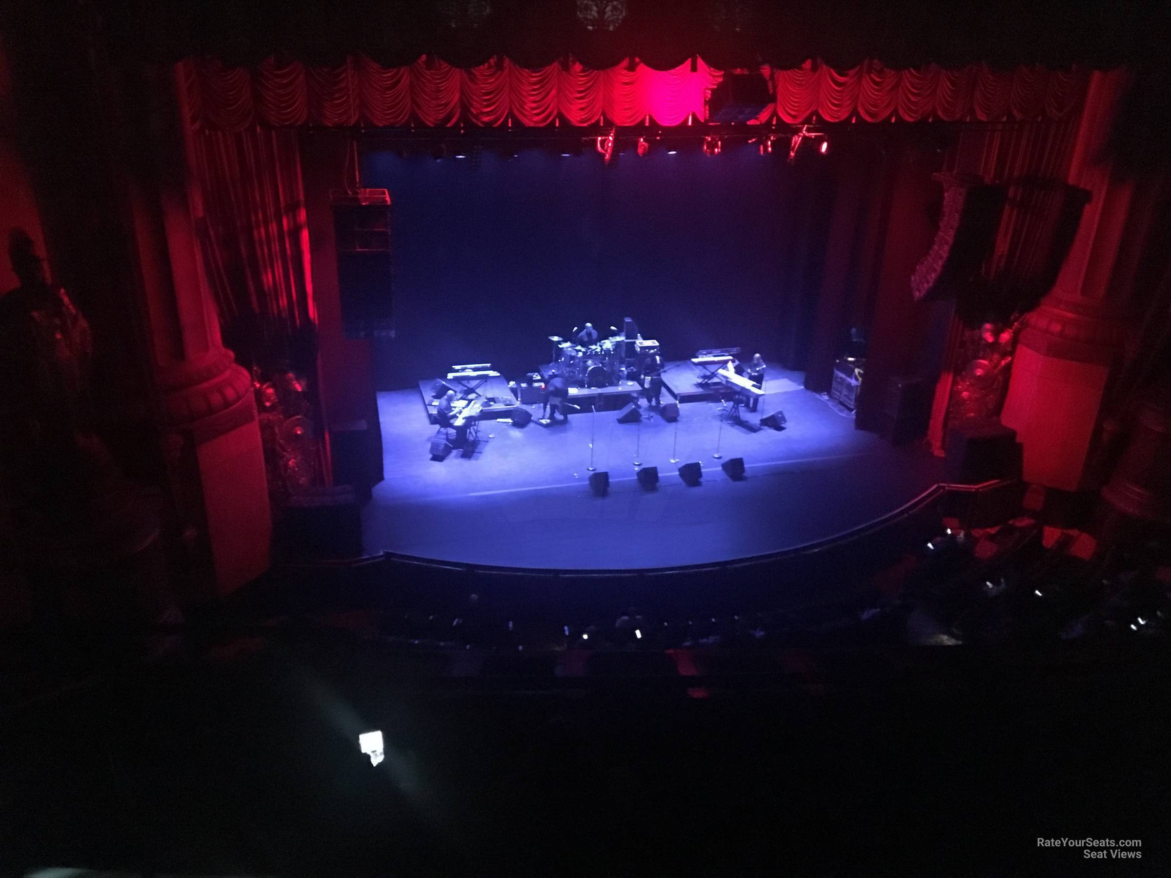 lower balcony 1, row c seat view  - beacon theatre