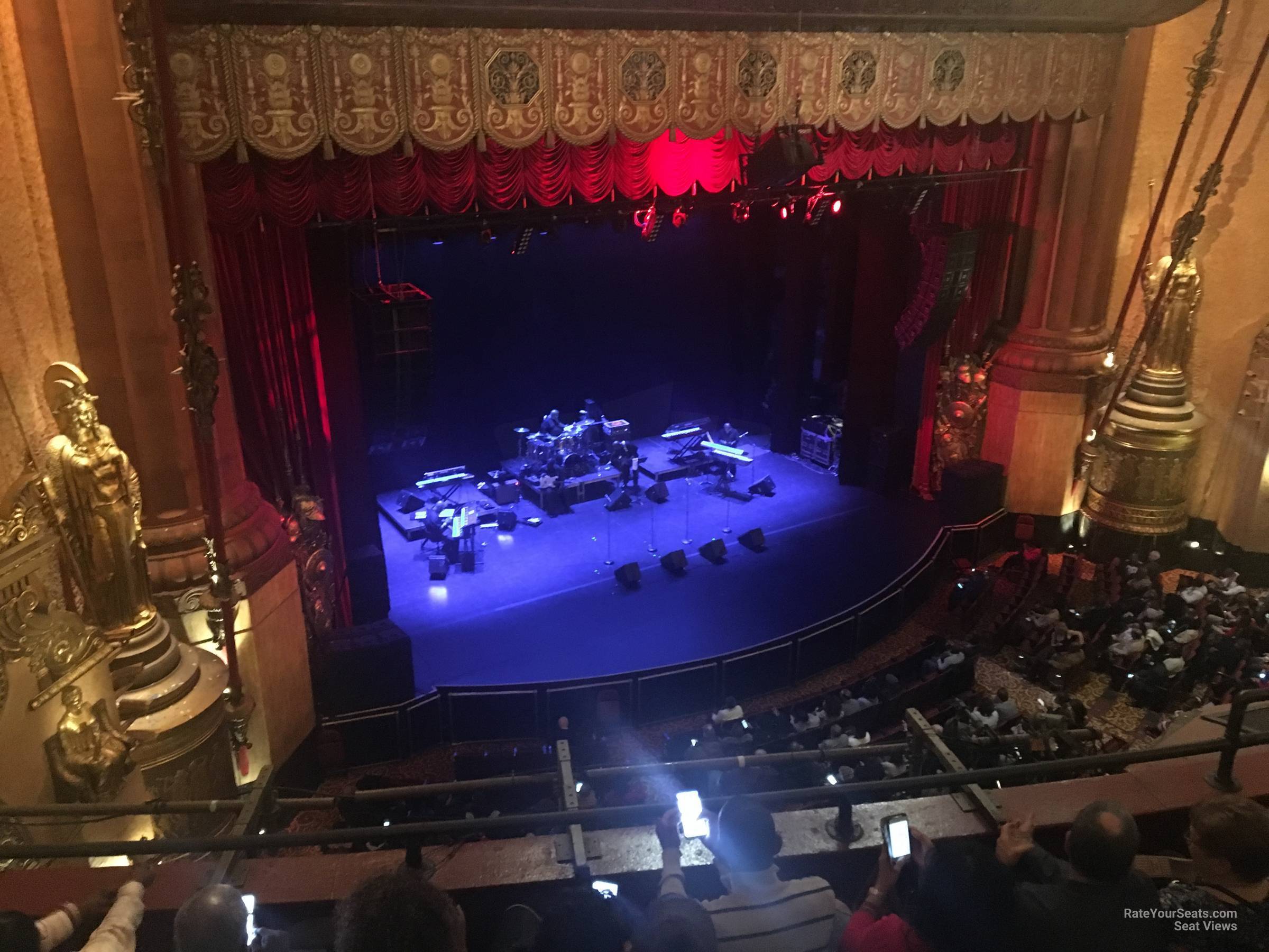 lower balcony 3, row c seat view  - beacon theatre