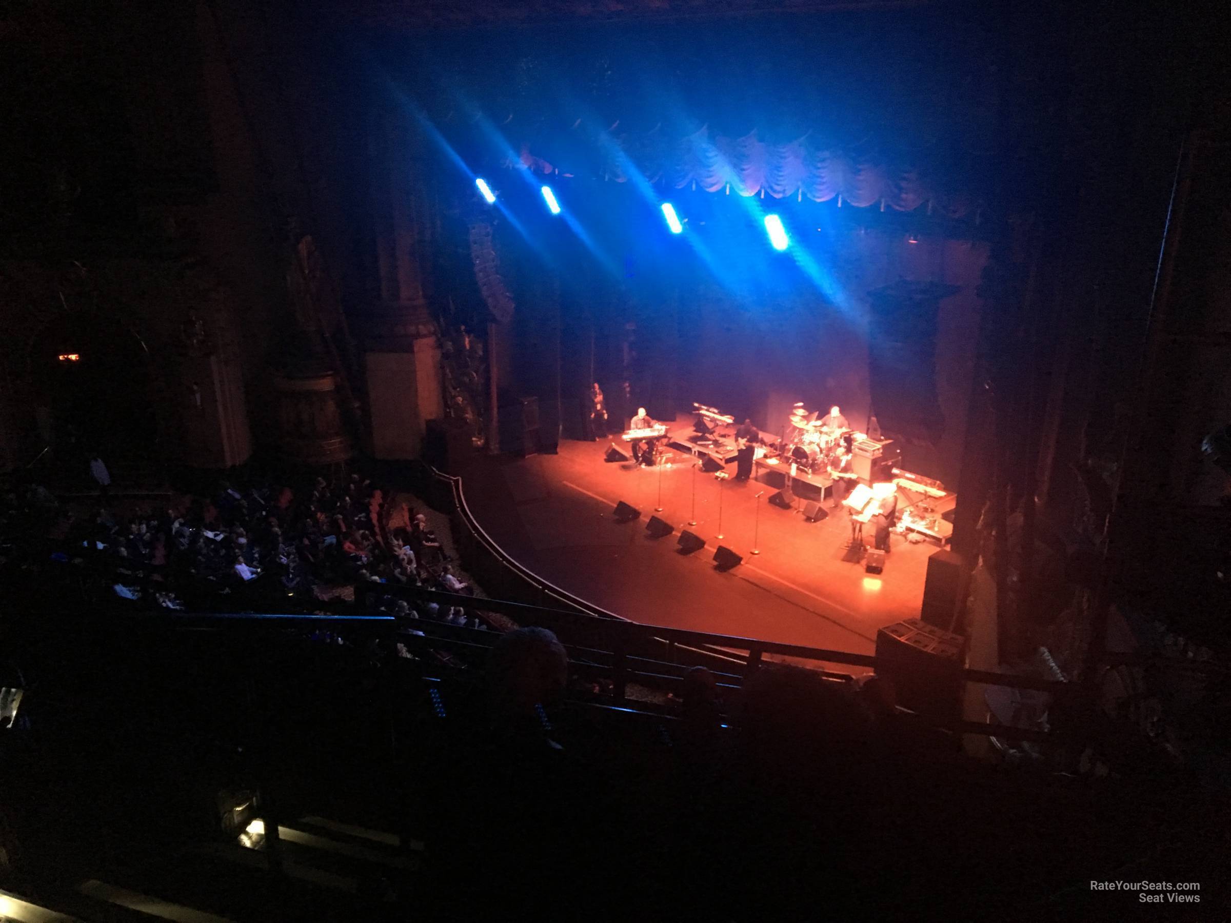 lower balcony 6, row c seat view  - beacon theatre