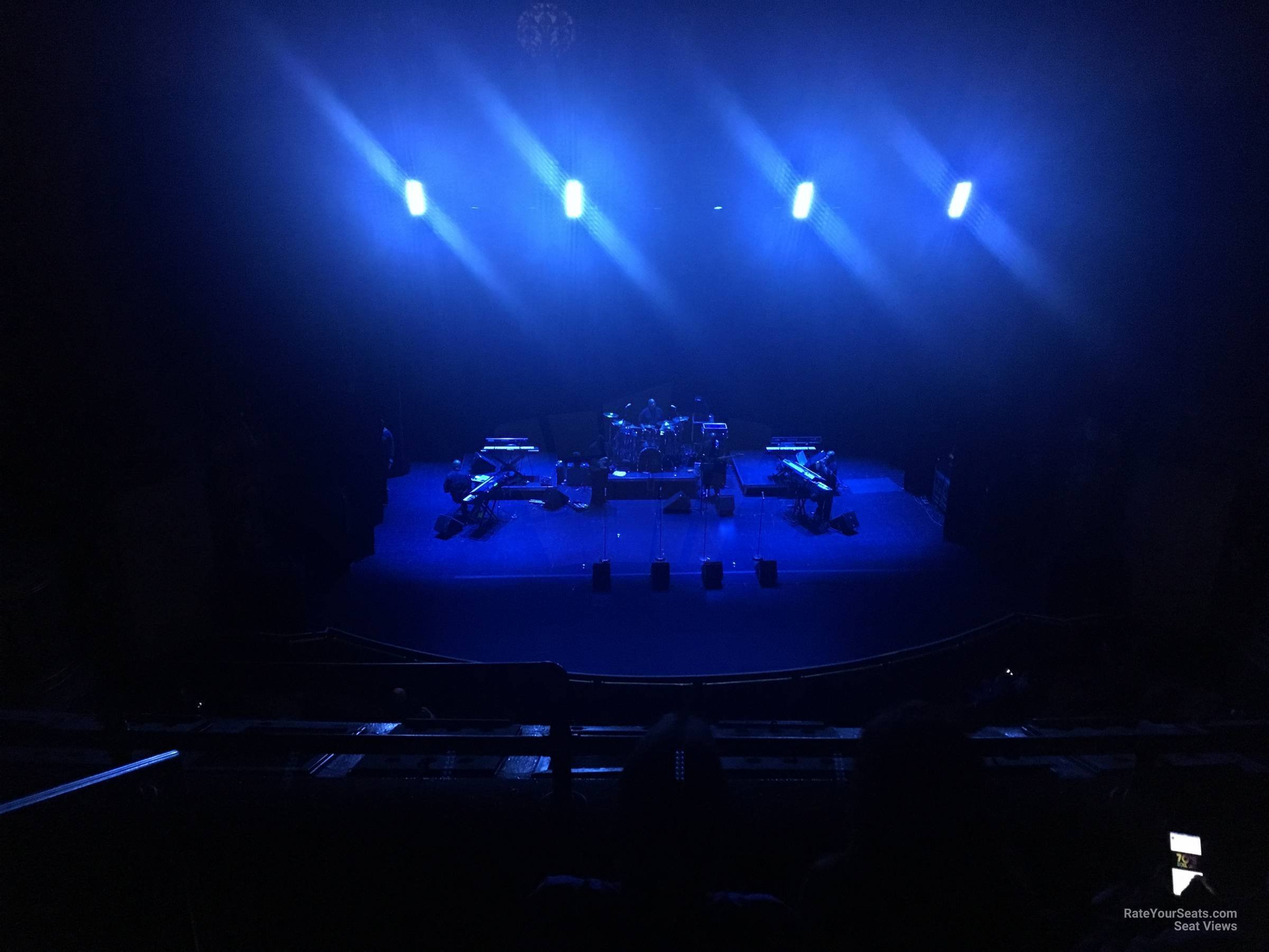 lower balcony center, row c seat view  - beacon theatre