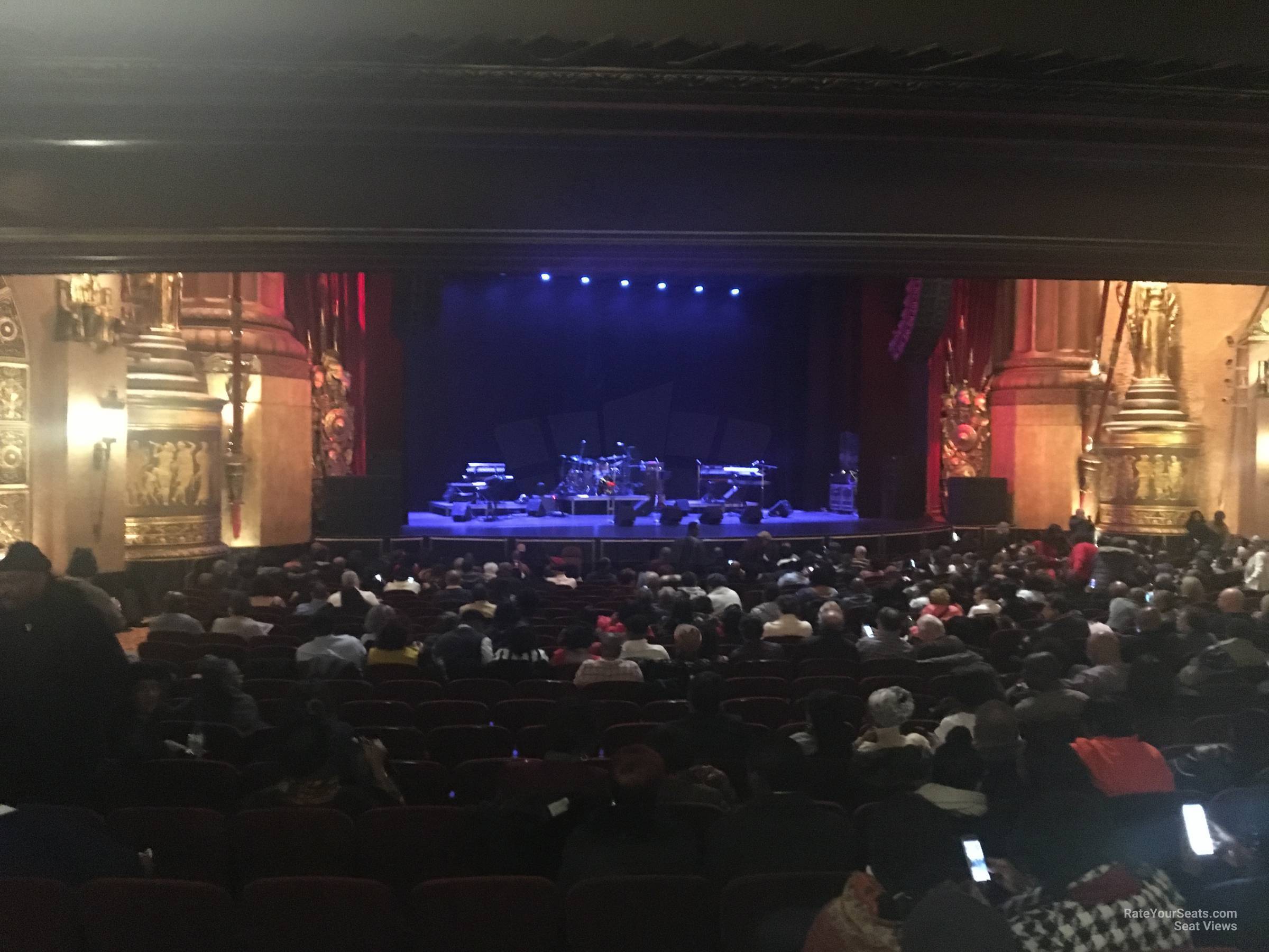 orchestra 1, row v seat view  - beacon theatre