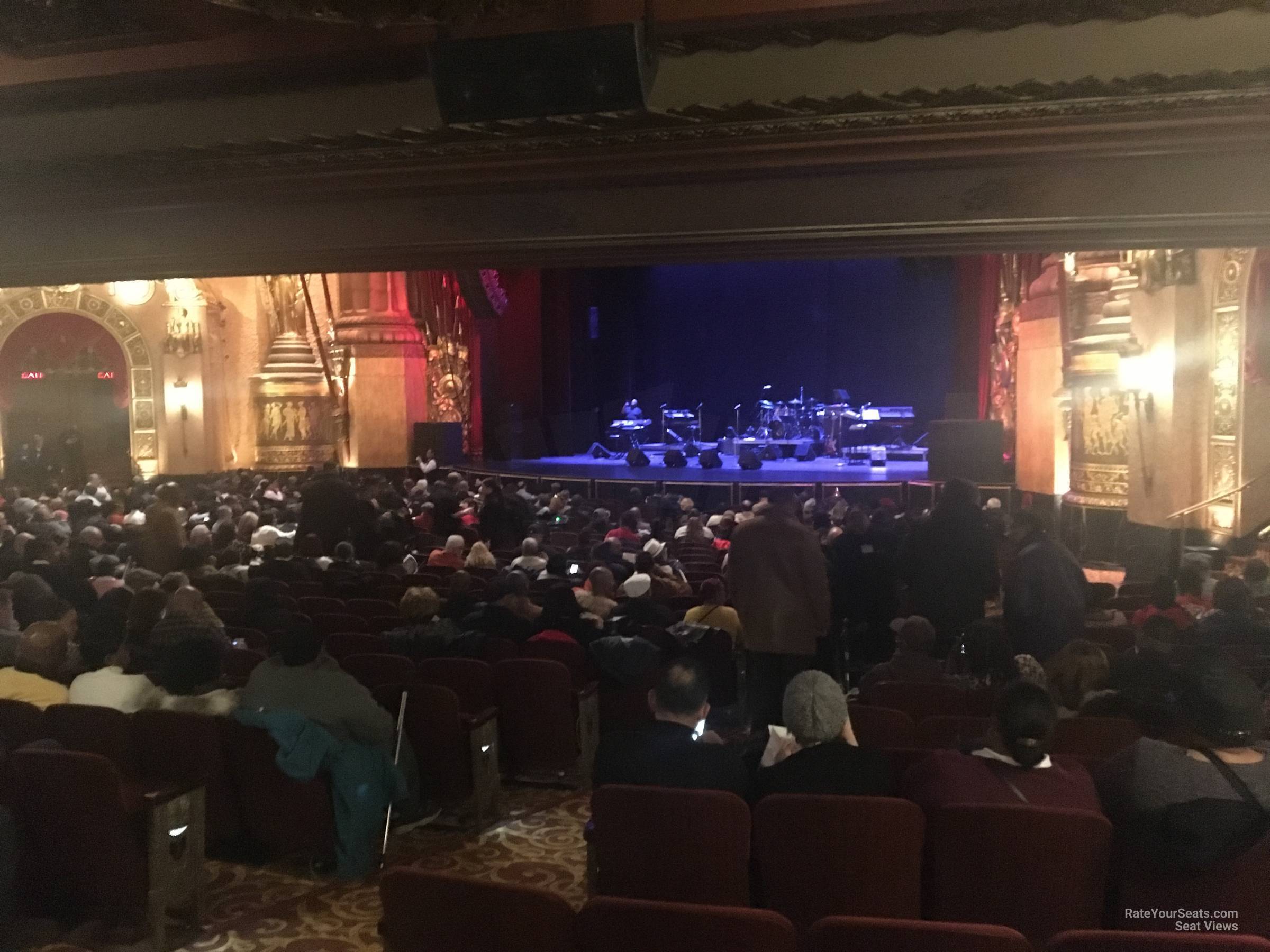 orchestra 2, row v seat view  - beacon theatre