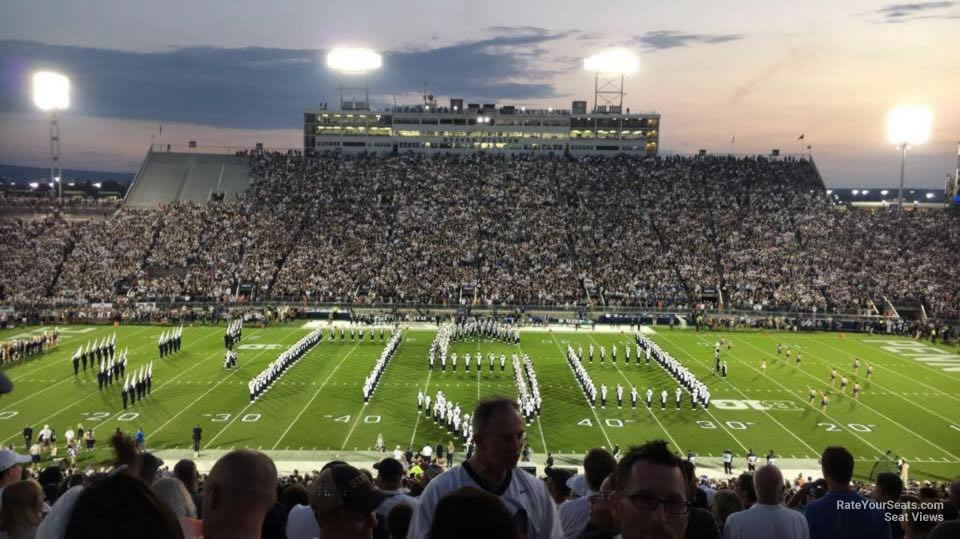 section eeu, row 44 seat view  - beaver stadium