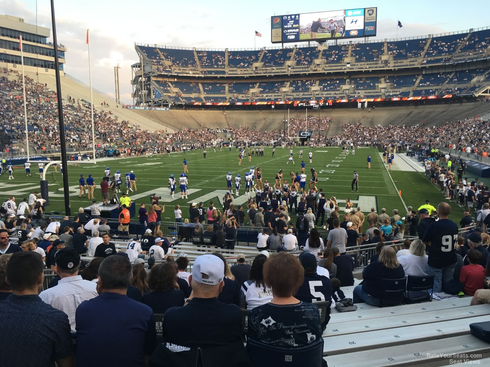 section nd, row 15 seat view  - beaver stadium