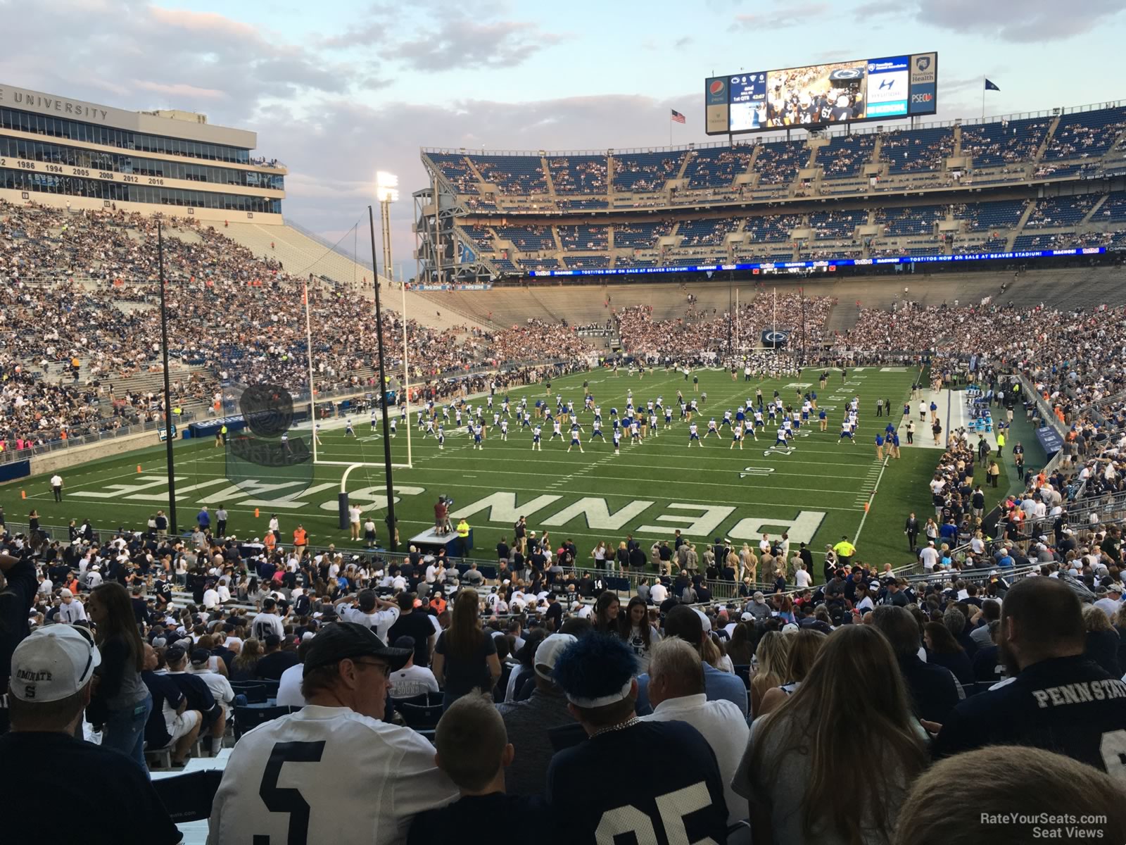 section nd, row 45 seat view  - beaver stadium
