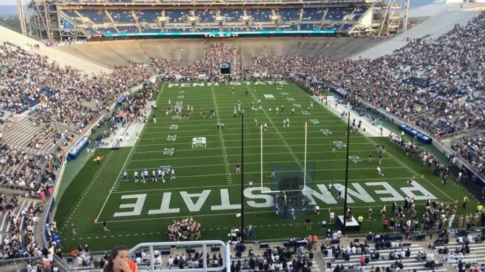 section ngu, row 64 seat view  - beaver stadium