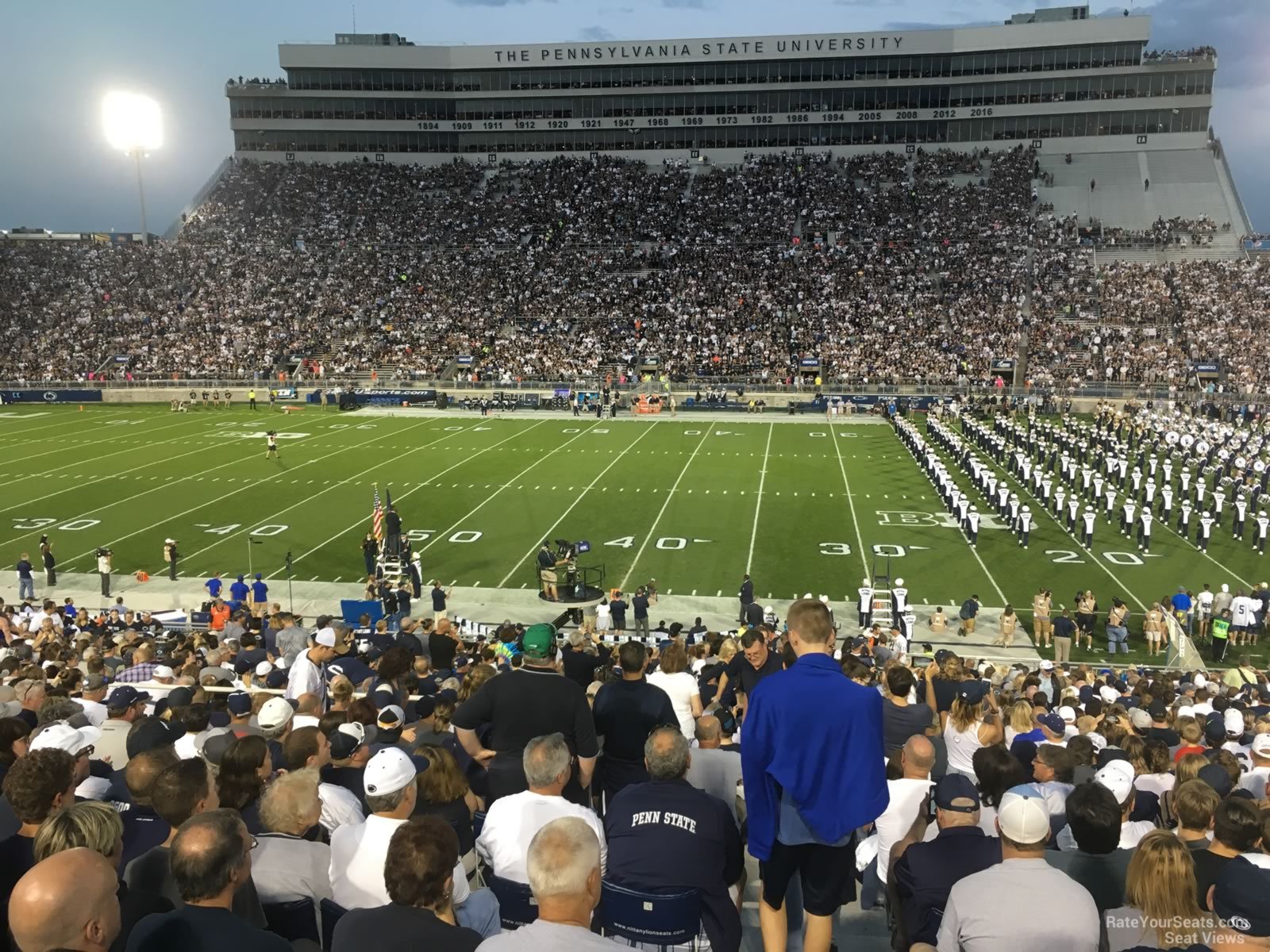 section wd, row 25 seat view  - beaver stadium