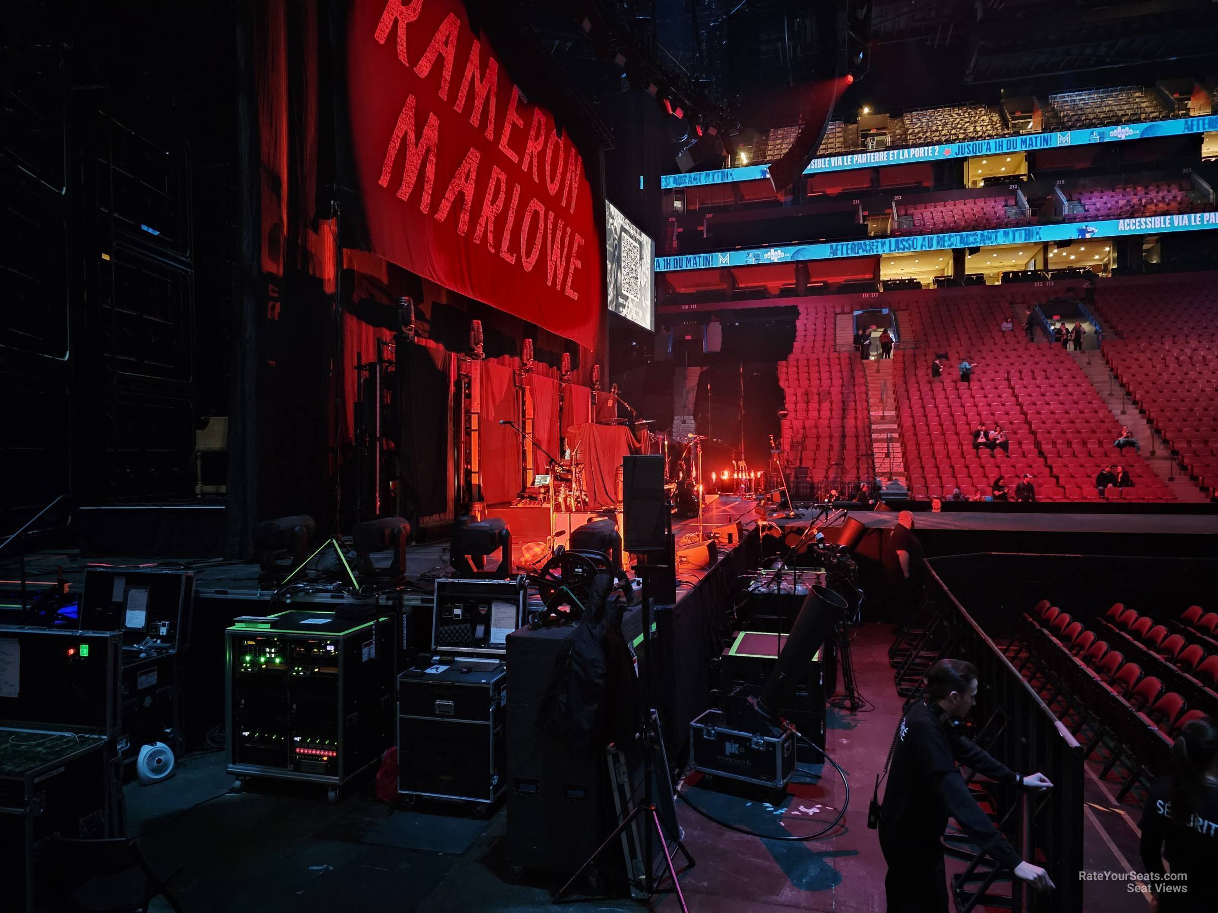 section 103, row dd seat view  for concert - bell centre