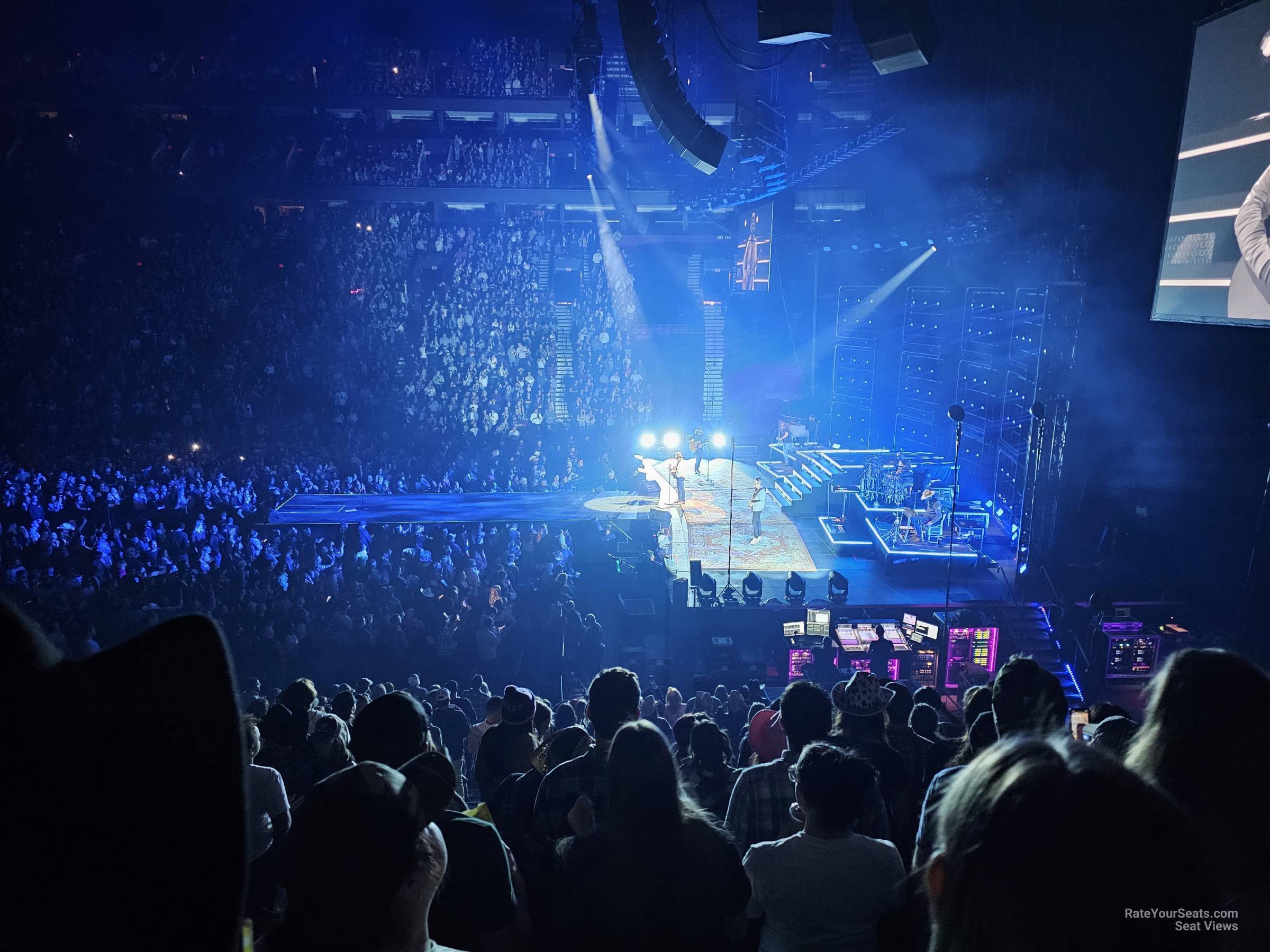 section 111, row n seat view  for concert - bell centre