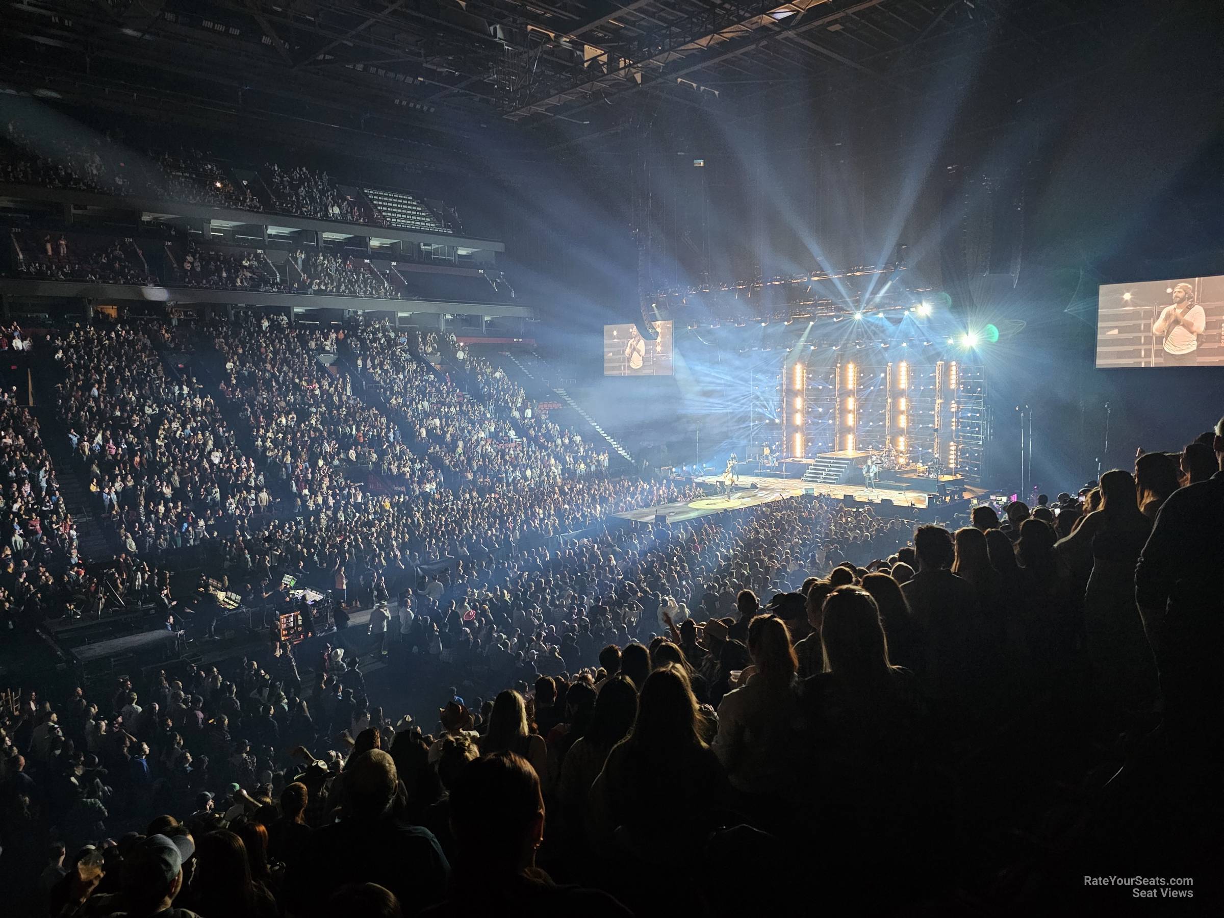 section 115, row n seat view  for concert - bell centre