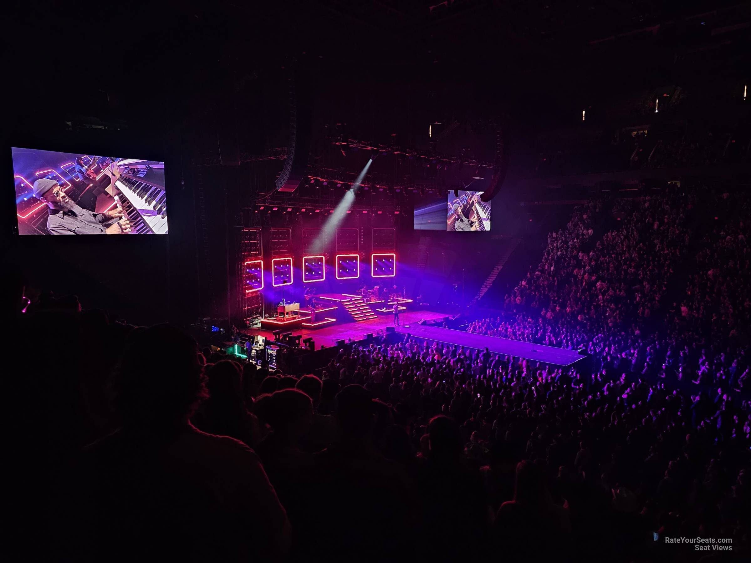 section 124, row n seat view  for concert - bell centre