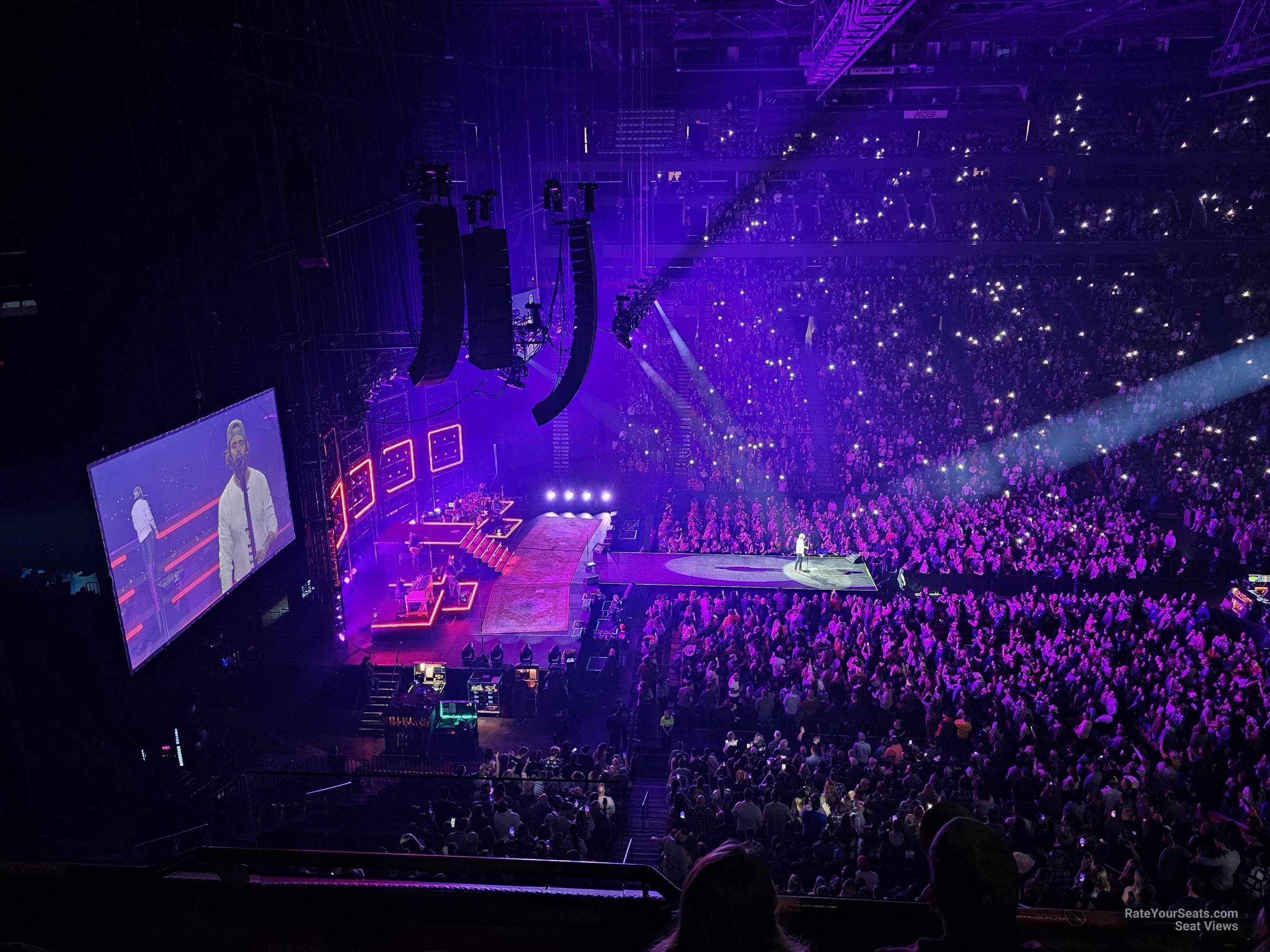 section 202, row c seat view  for concert - bell centre