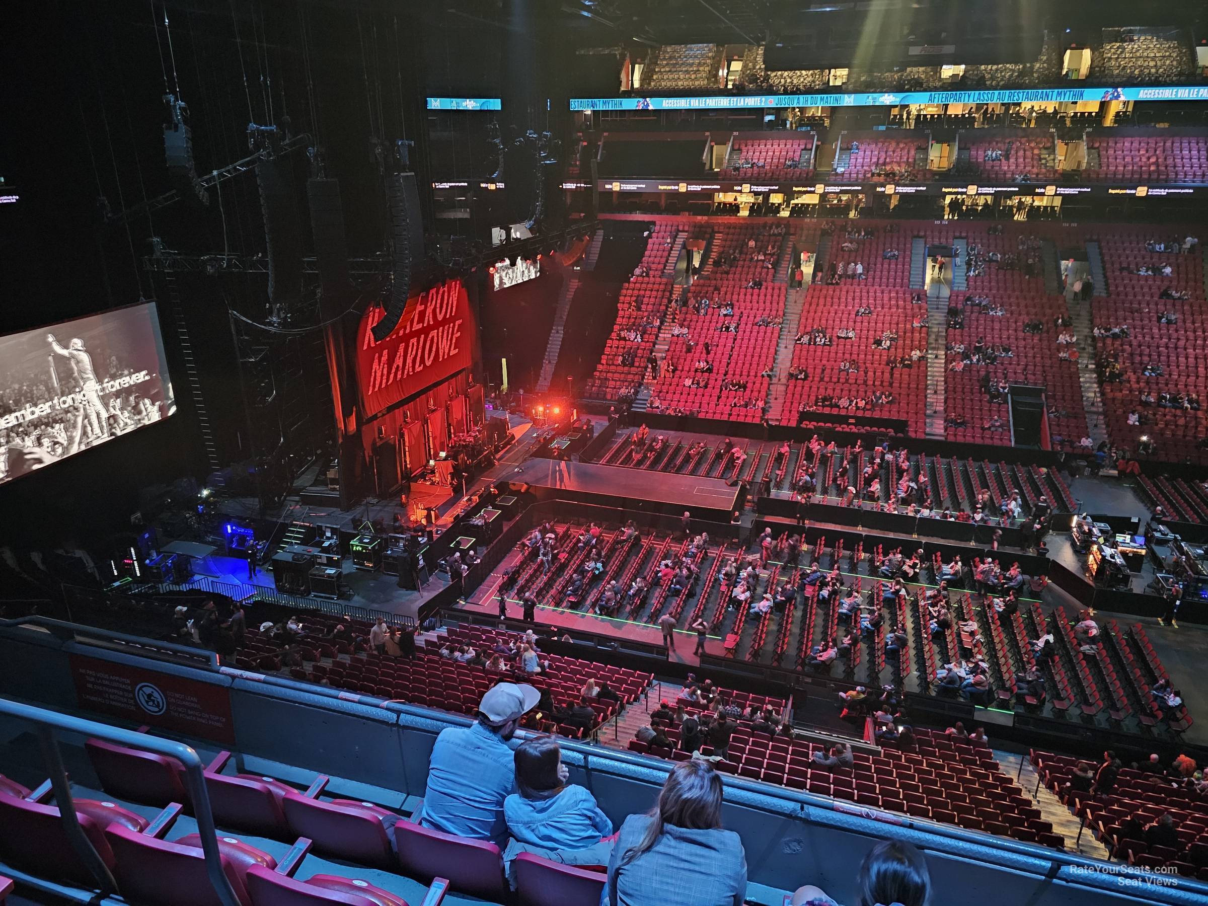 section 210, row e seat view  for concert - bell centre