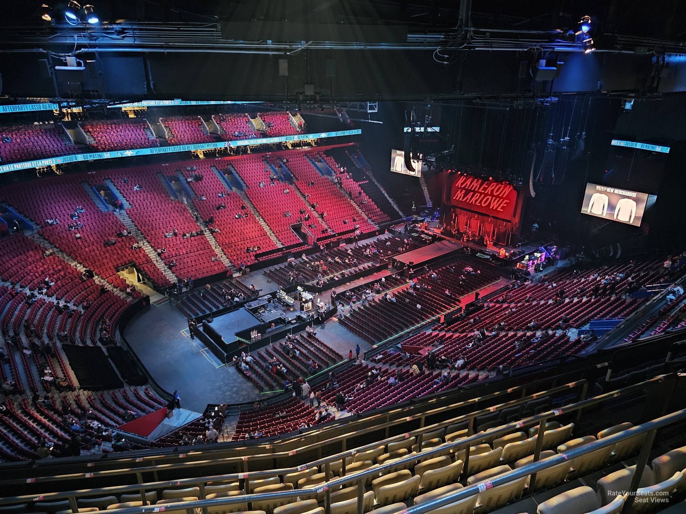 section 323, row b seat view  for concert - bell centre