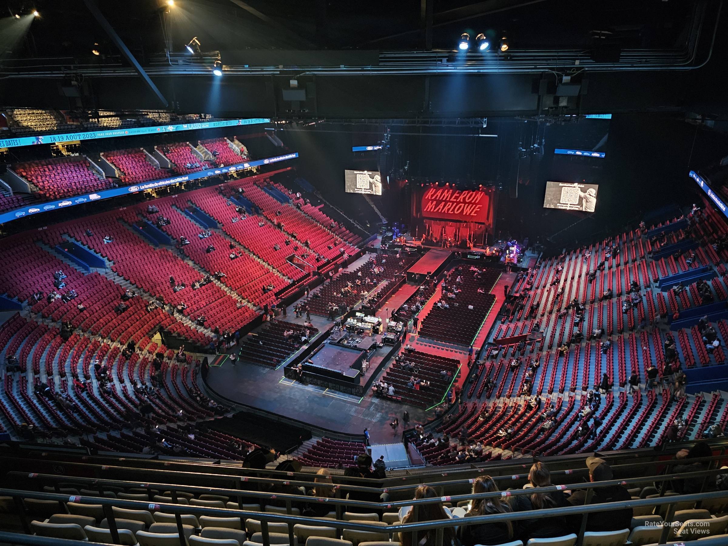 section 326, row b seat view  for concert - bell centre