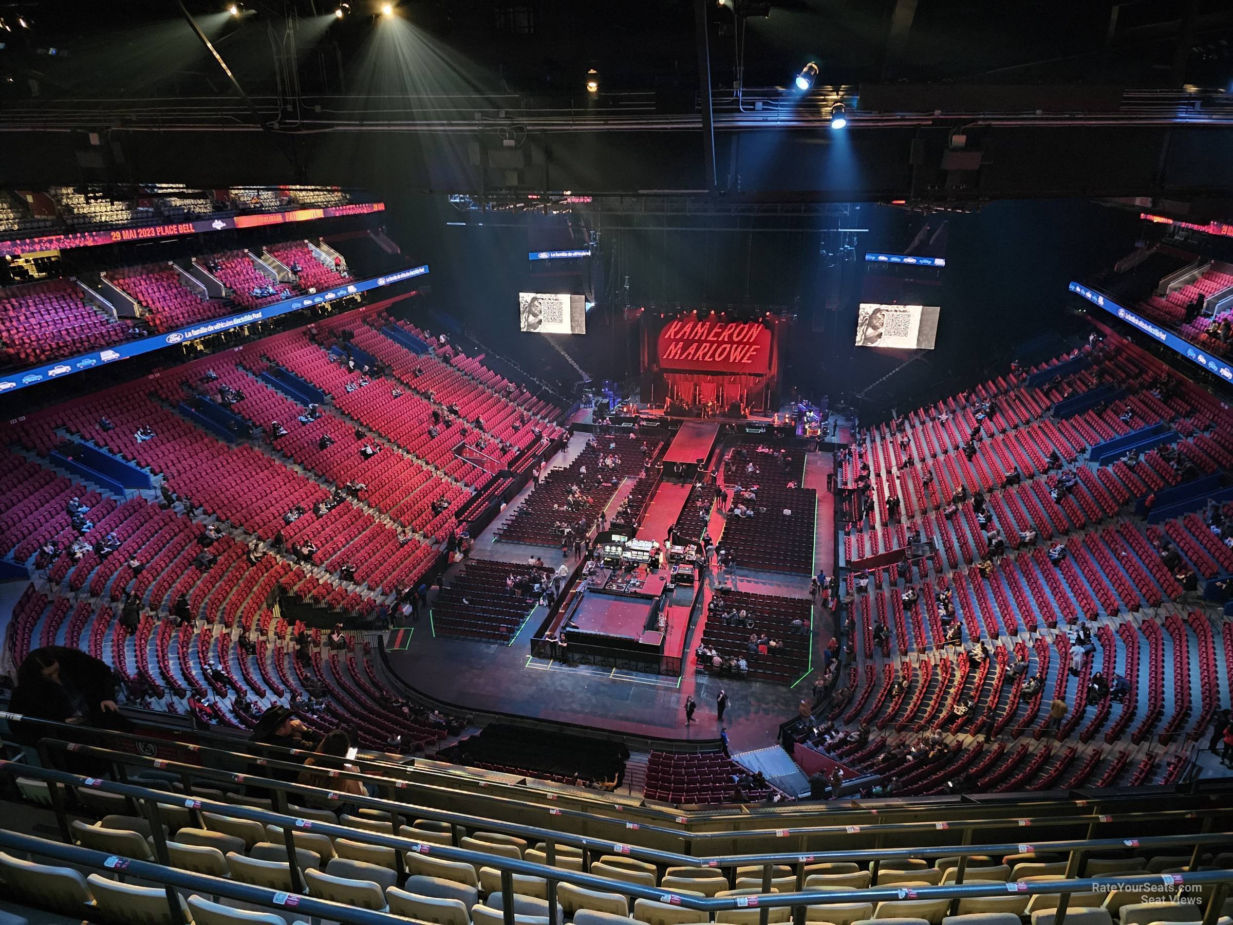 section 327, row b seat view  for concert - bell centre