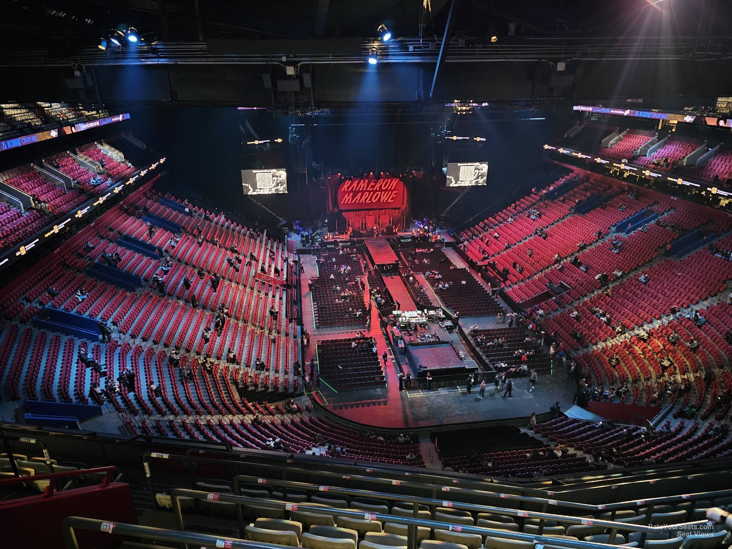 section 329, row b seat view  for concert - bell centre