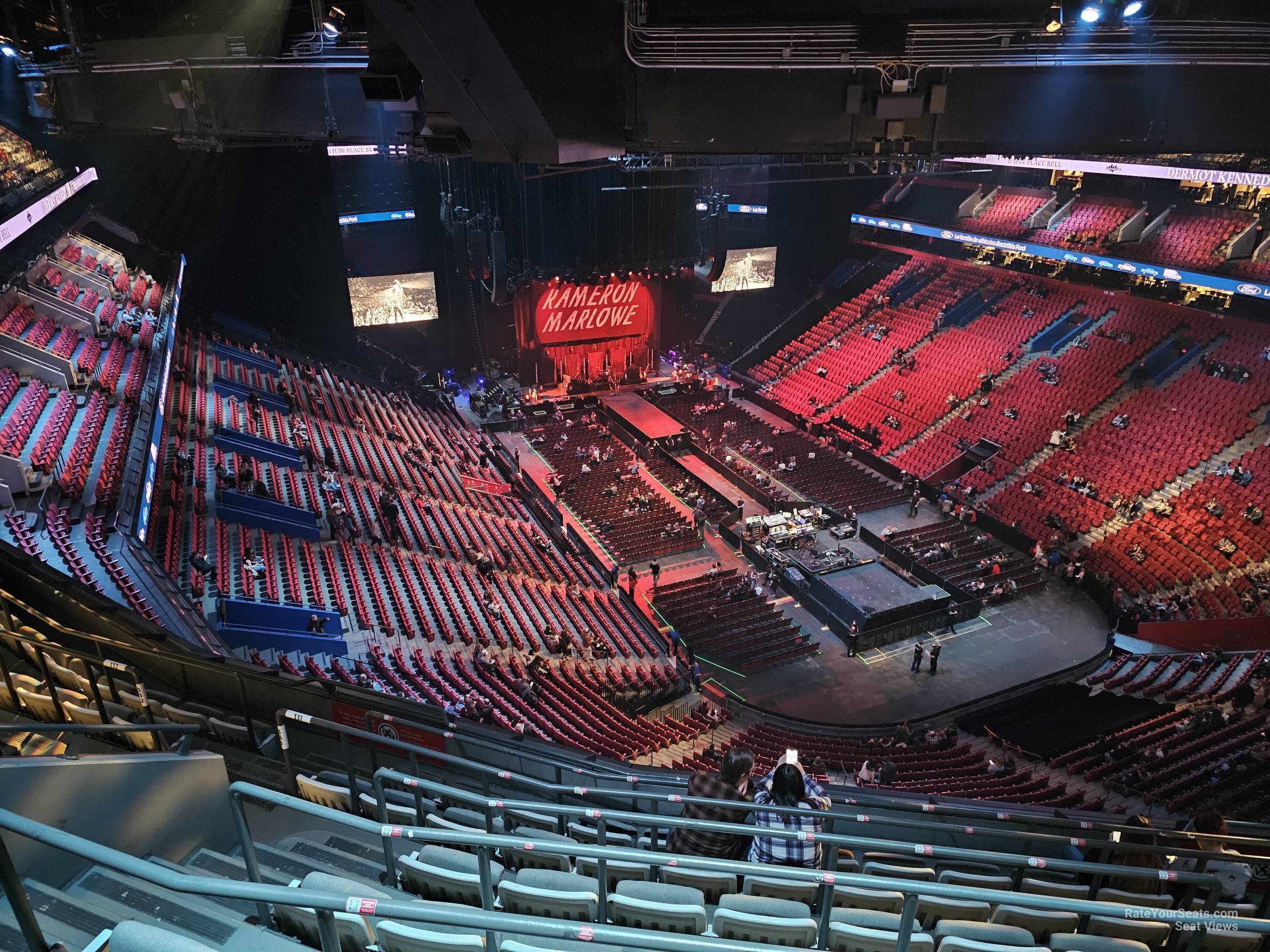 section 331, row b seat view  for concert - bell centre