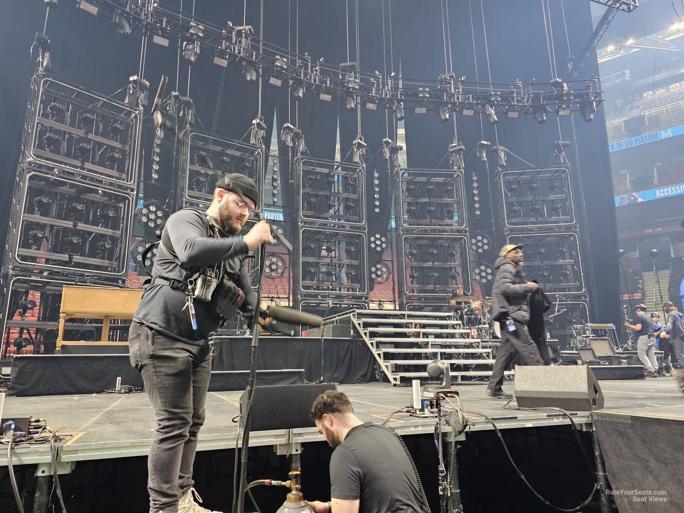 floor, row a seat view  for concert - bell centre
