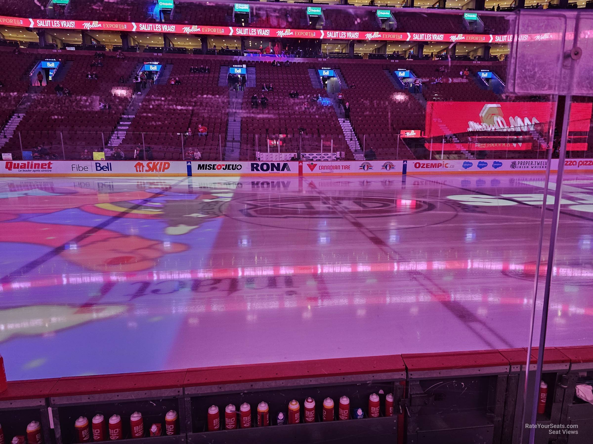section 101, row dd seat view  for hockey - bell centre