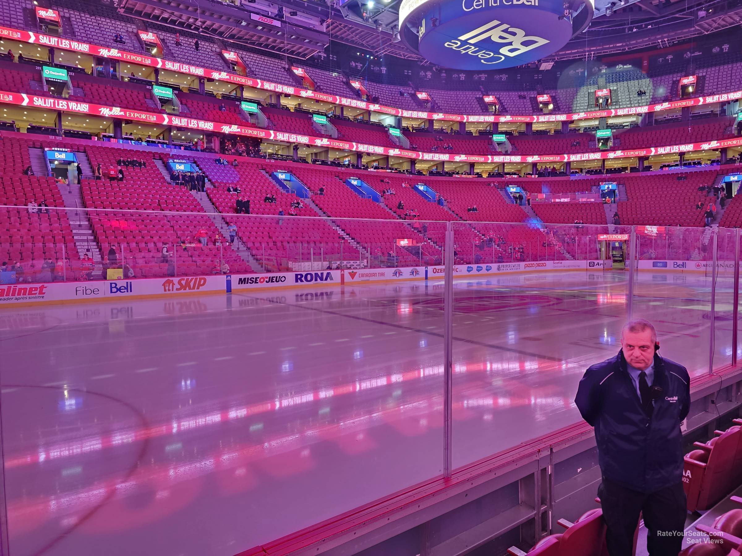section 103, row dd seat view for hockey - bell centre