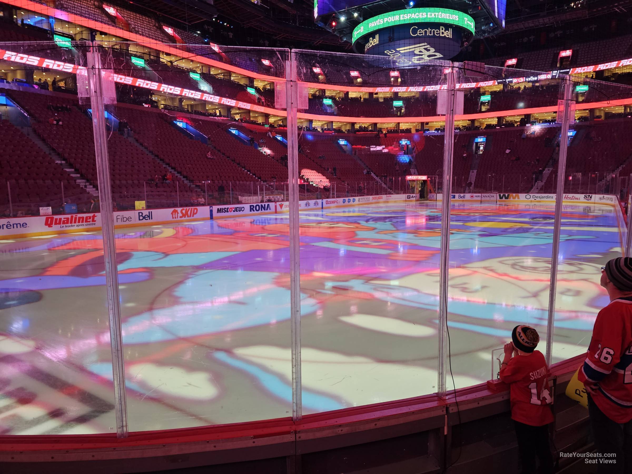 section 105, row dd seat view  for hockey - bell centre