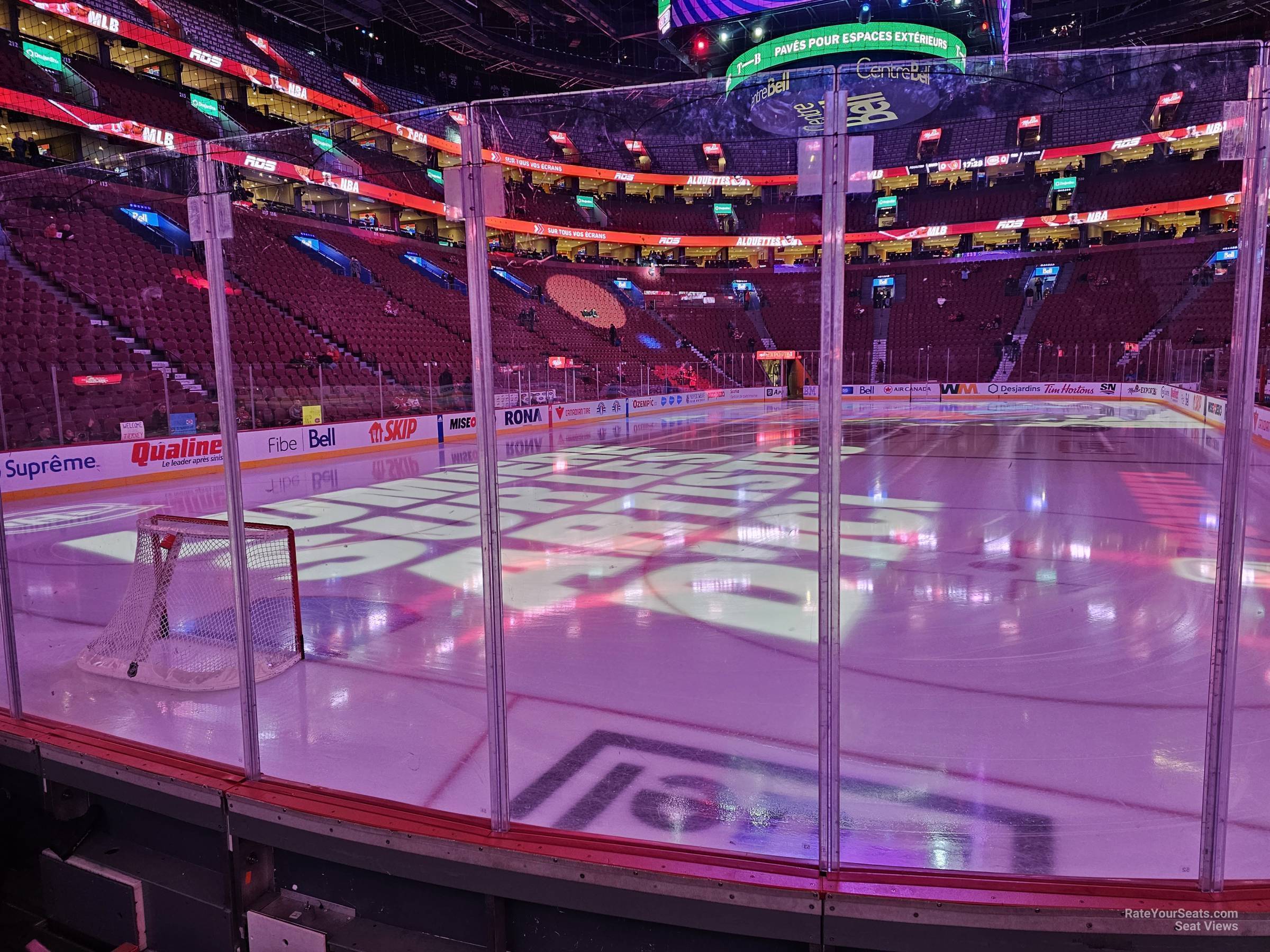 section 106, row dd seat view  for hockey - bell centre