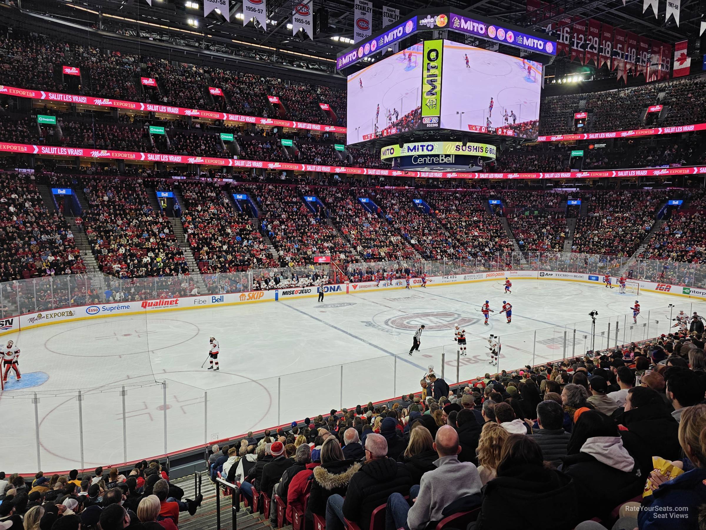 section 116, row n seat view for hockey - bell centre