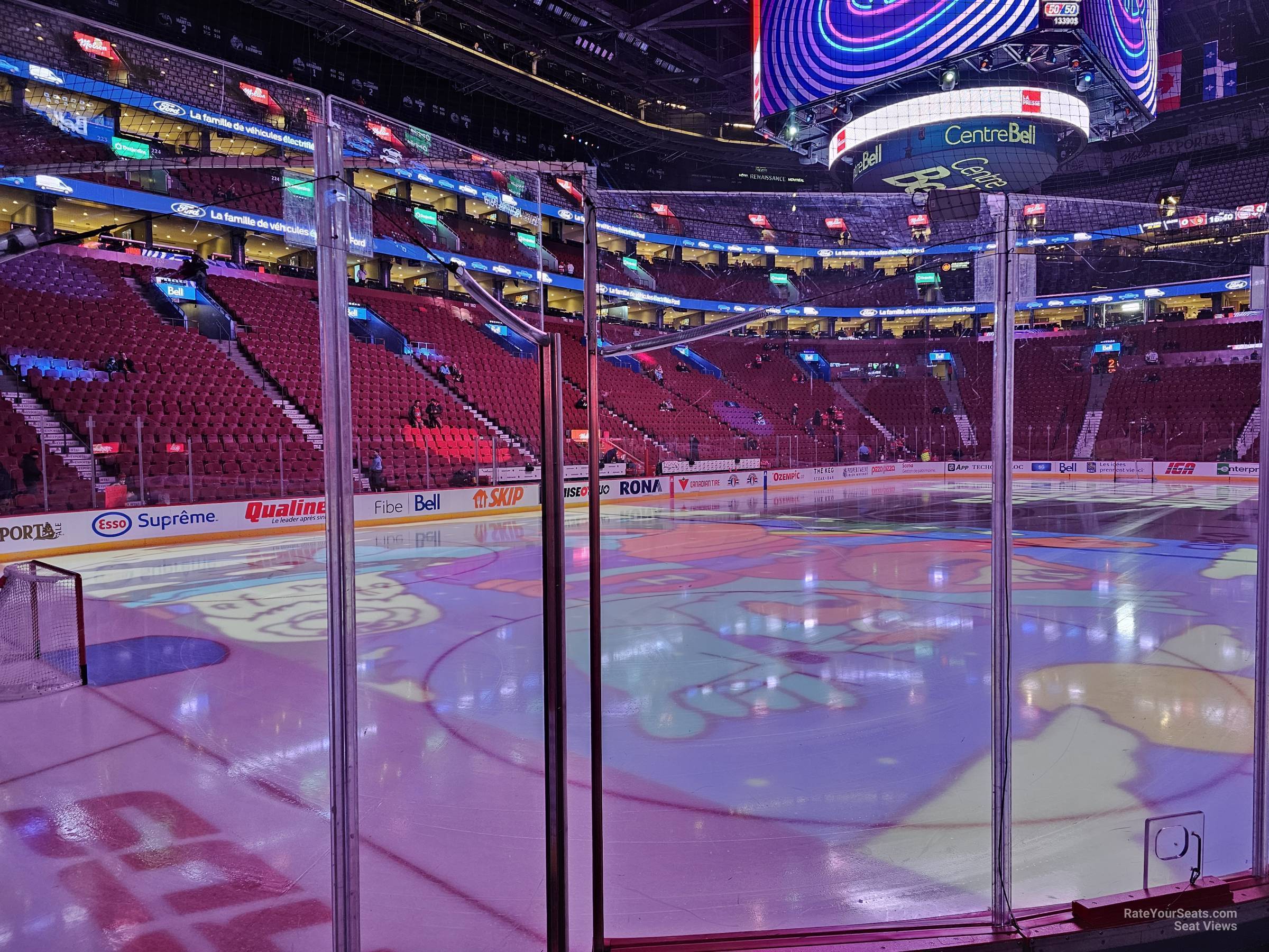 section 117, row dd seat view  for hockey - bell centre