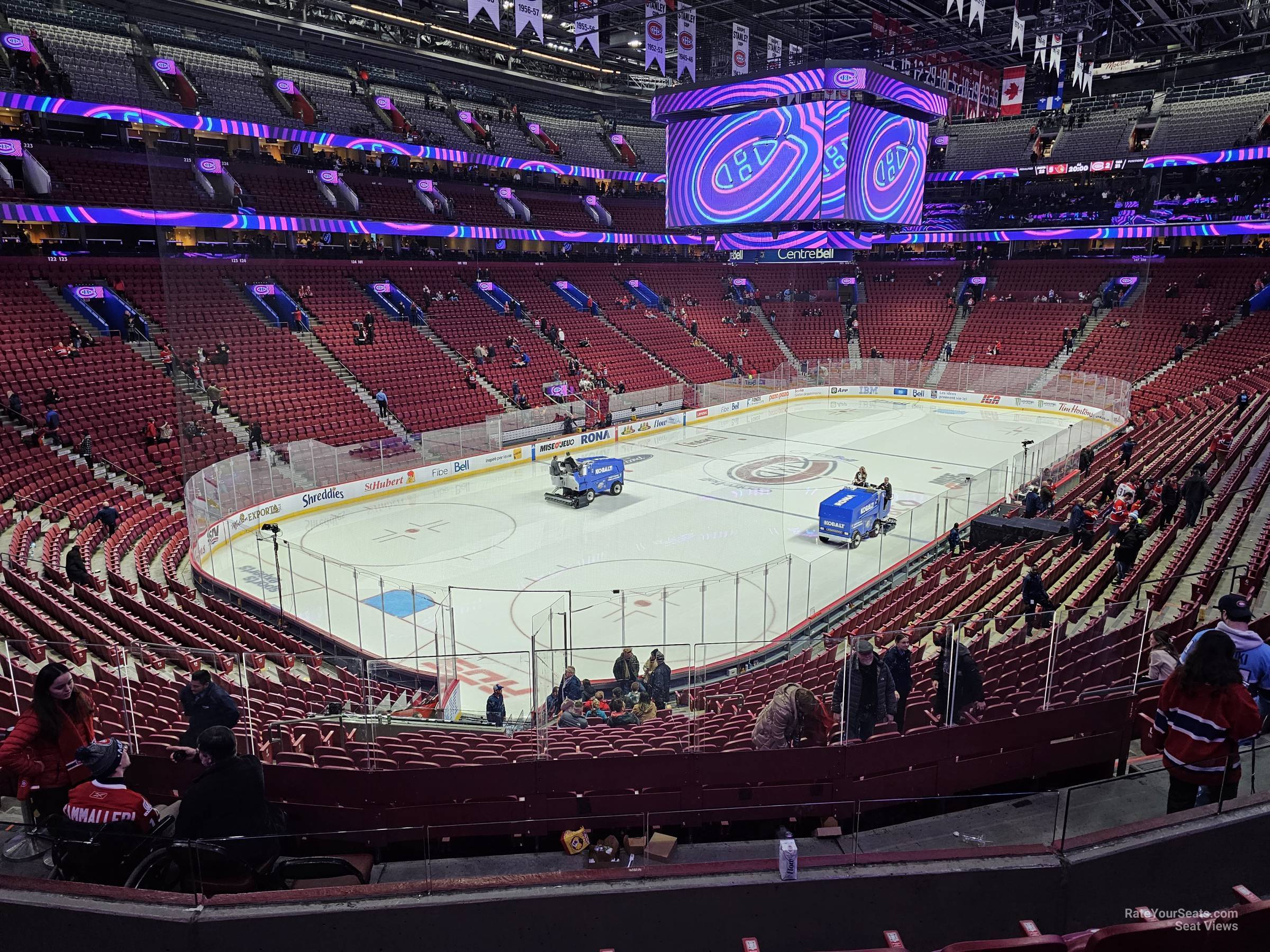 section 117, row v seat view  for hockey - bell centre