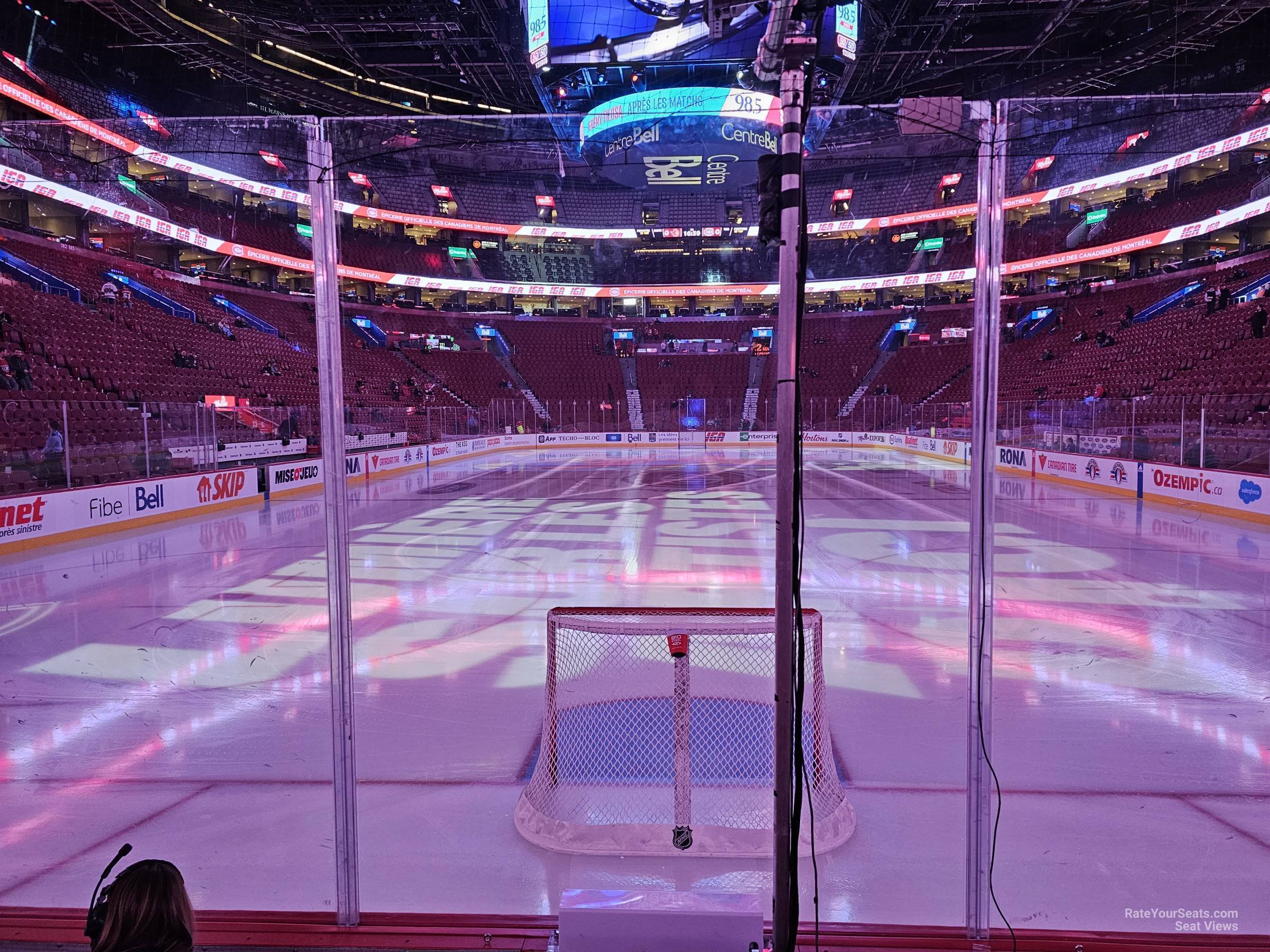 section 119, row dd seat view  for hockey - bell centre