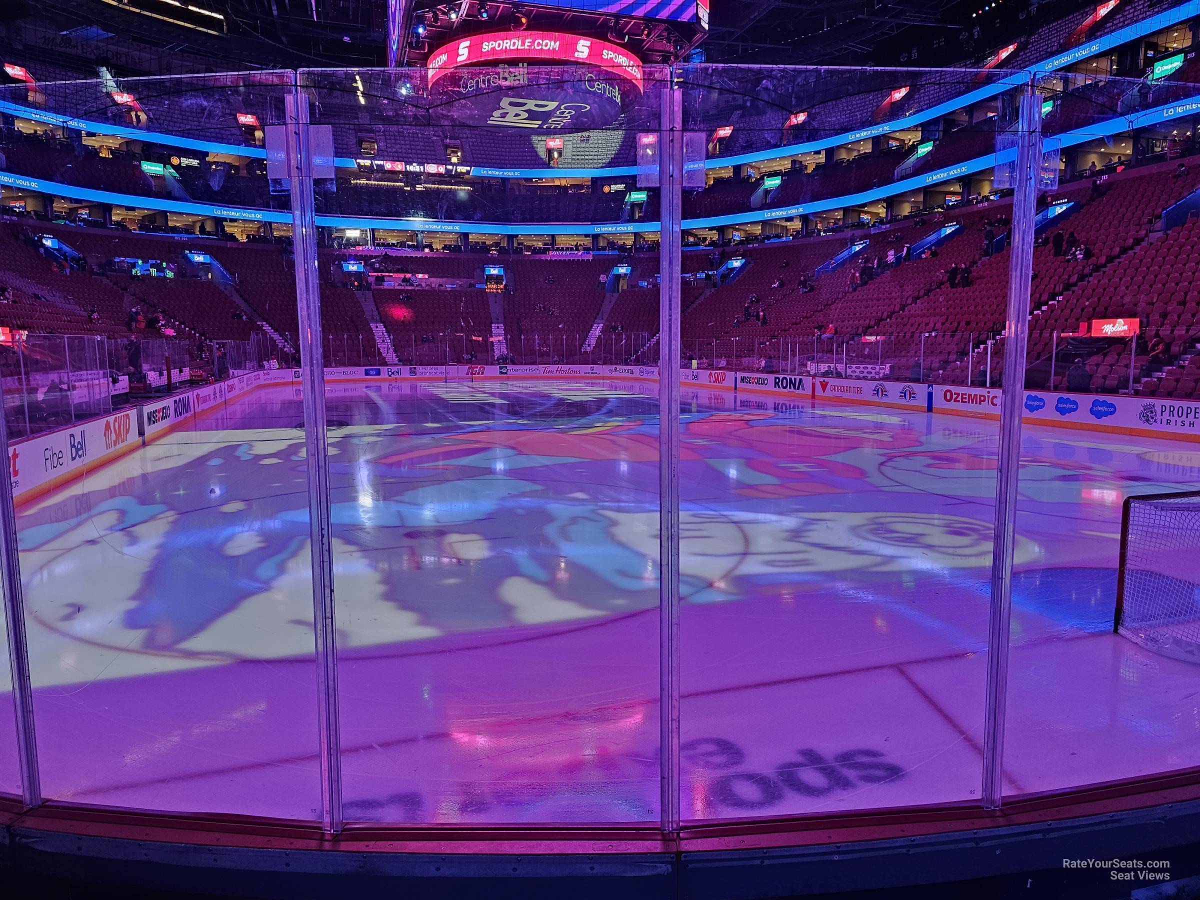 section 120, row dd seat view  for hockey - bell centre