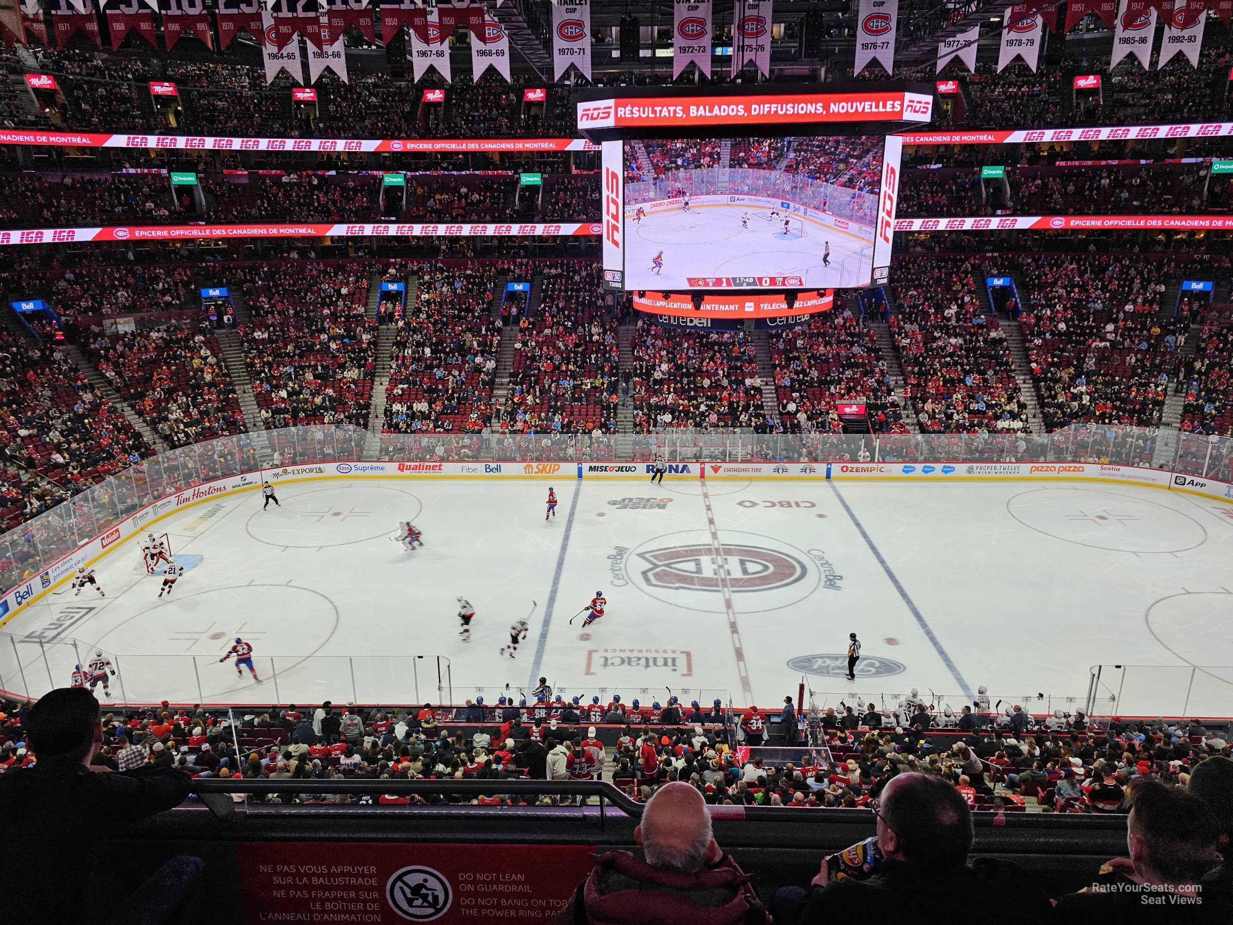 section 201, row cc seat view  for hockey - bell centre