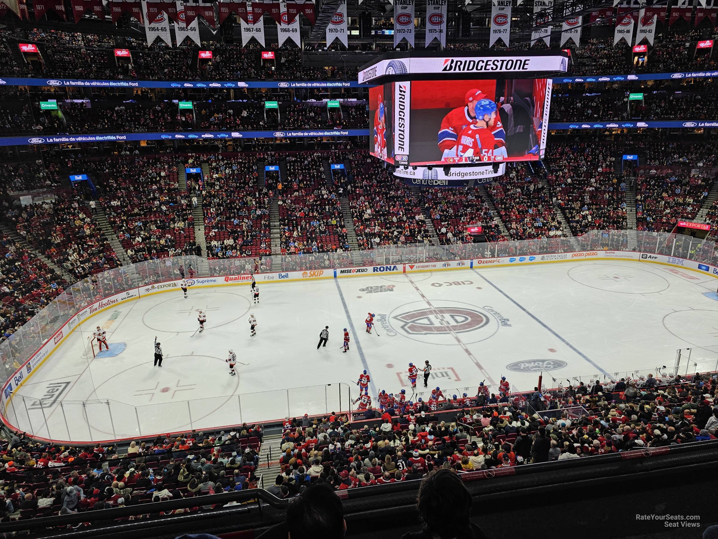 section 202, row cc seat view  for hockey - bell centre