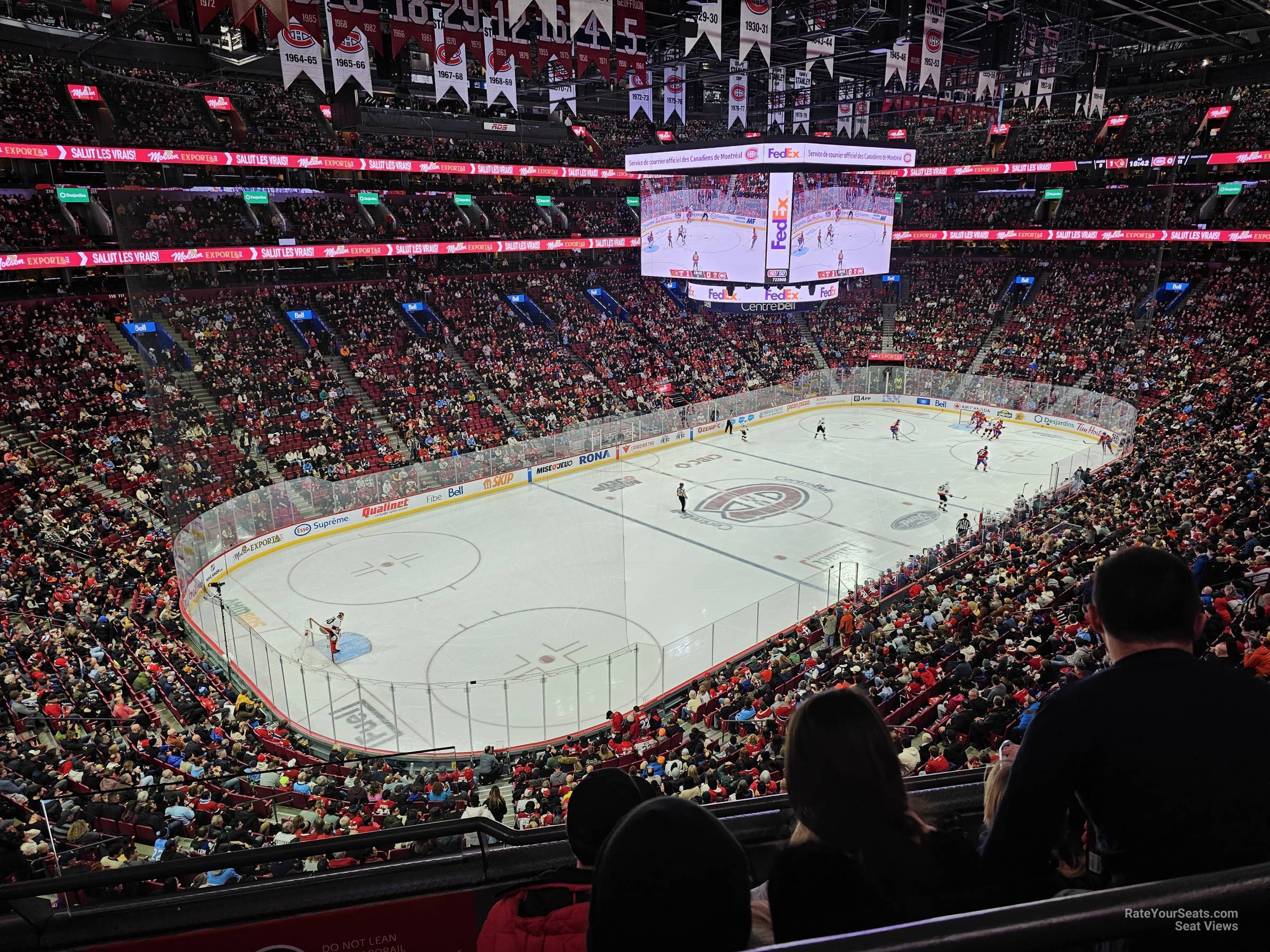 section 204, row cc seat view  for hockey - bell centre