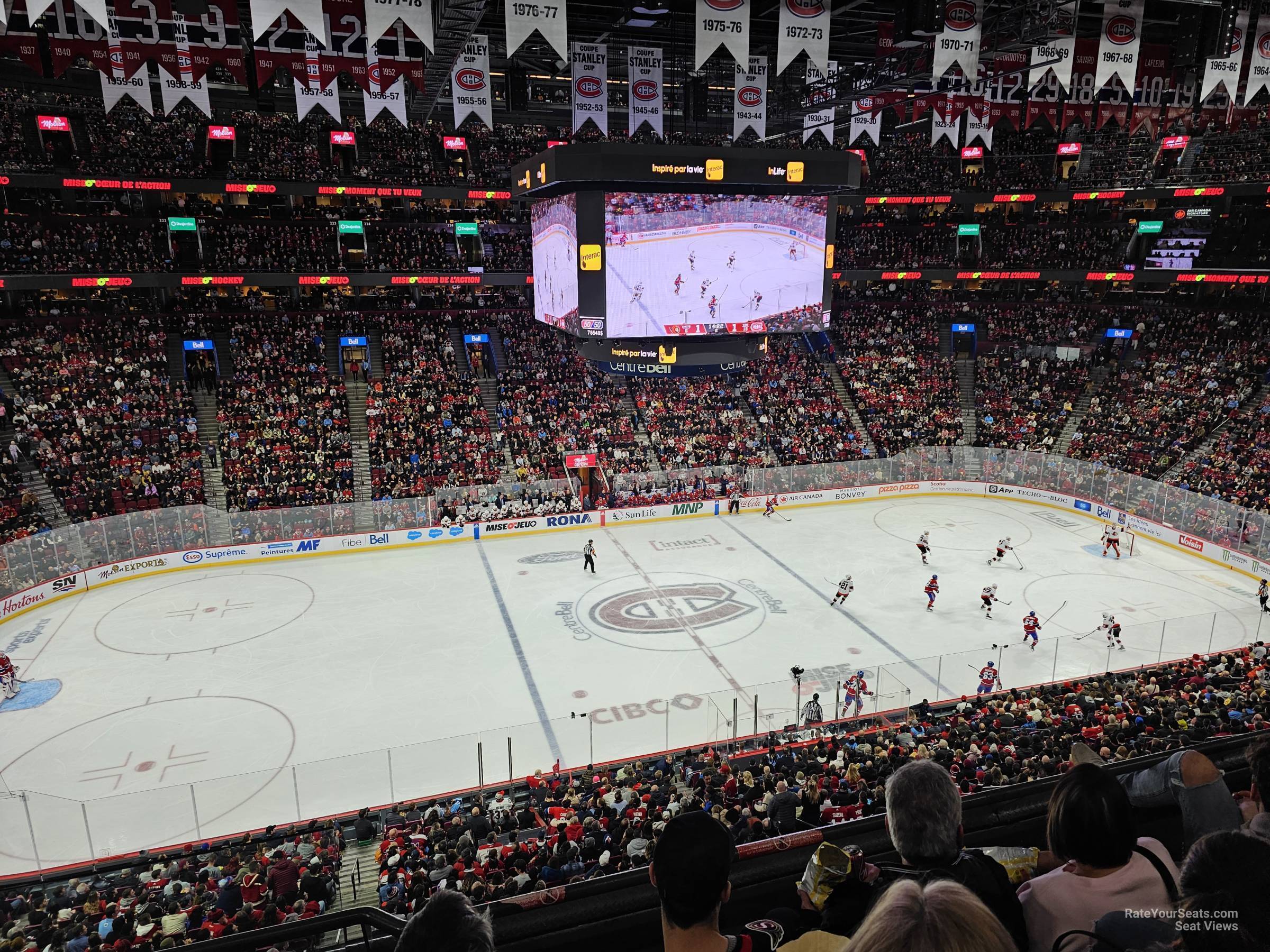 section 214, row cc seat view  for hockey - bell centre