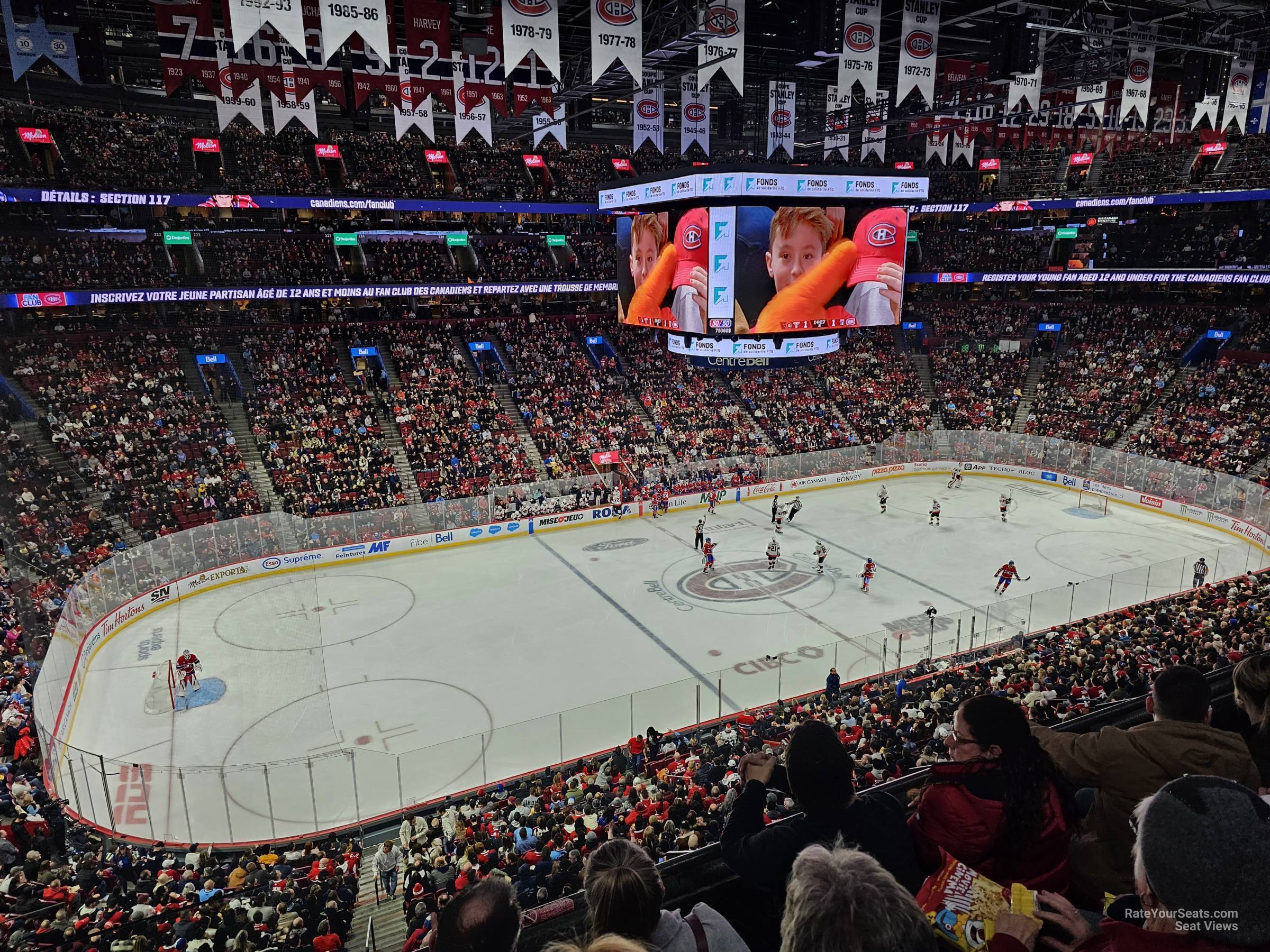 section 215, row cc seat view  for hockey - bell centre